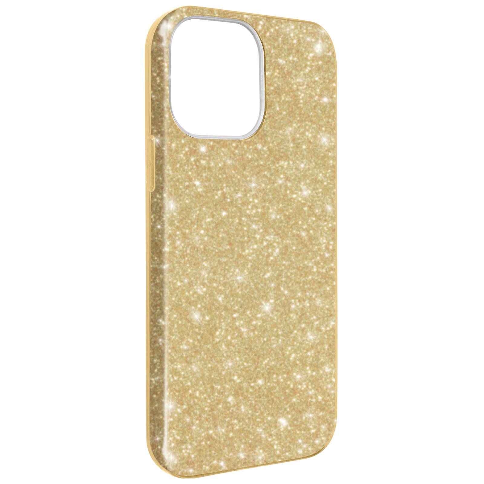 Coque pour iPhone 13 Pro Paillette Amovible Silicone Semi-rigidee-2
