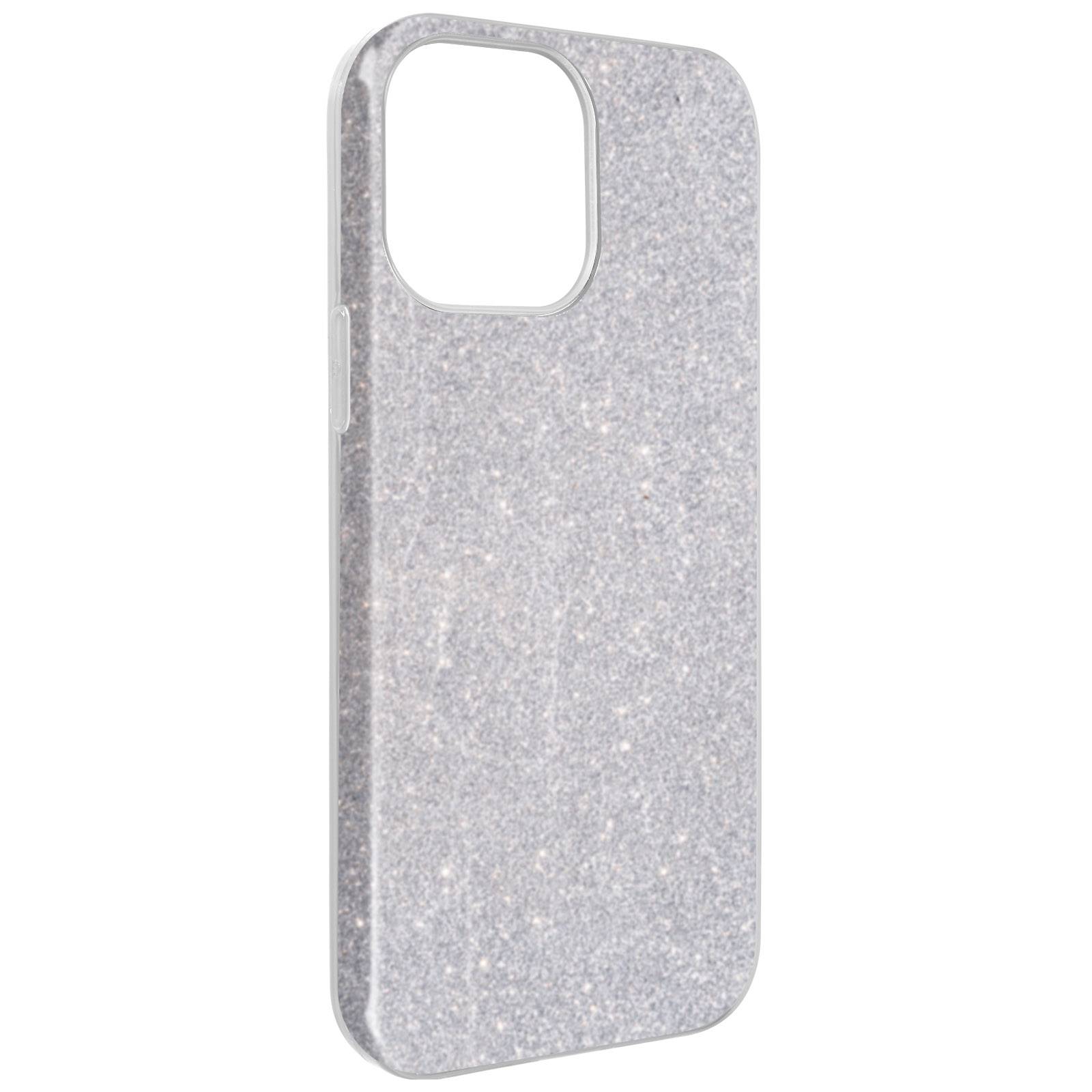 Coque pour iPhone 13 Pro Max Paillette Amovible Silicone Semi-rigide-2