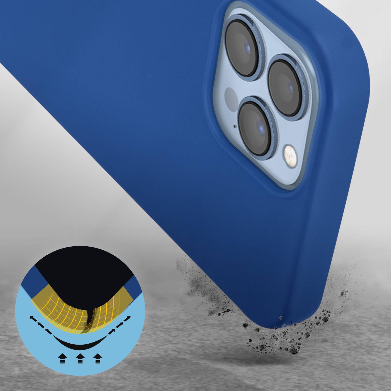 Coque pour iPhone 13 Pro Max Silicone Semi-rigide Finition Soft-touch-3