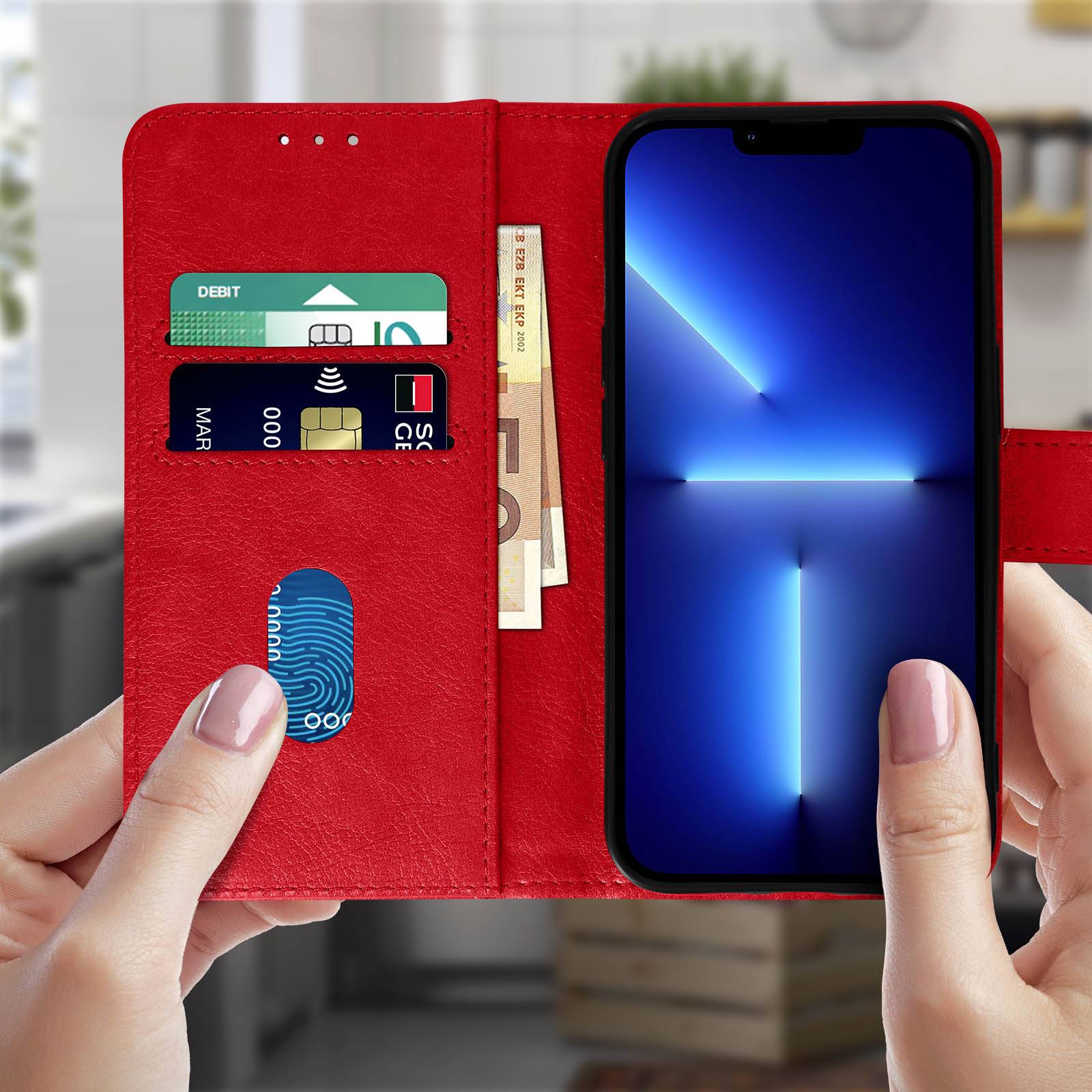 Housse pour iPhone 13 Pro Clapet Portefeuille Fonction Support vidéo-2