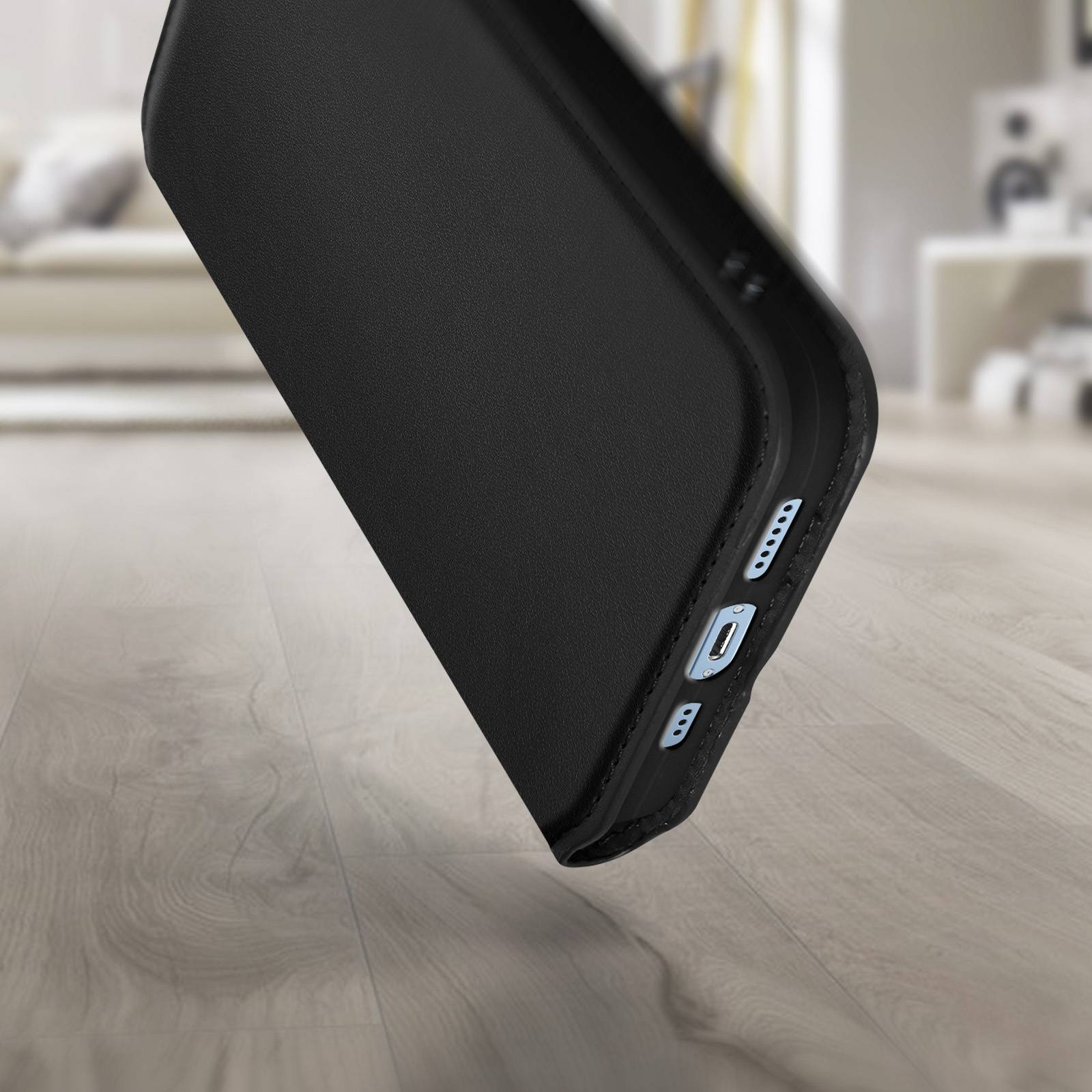 Étui pour iPhone 13 Clapet Portefeuille Fonction Support Vidéo-4