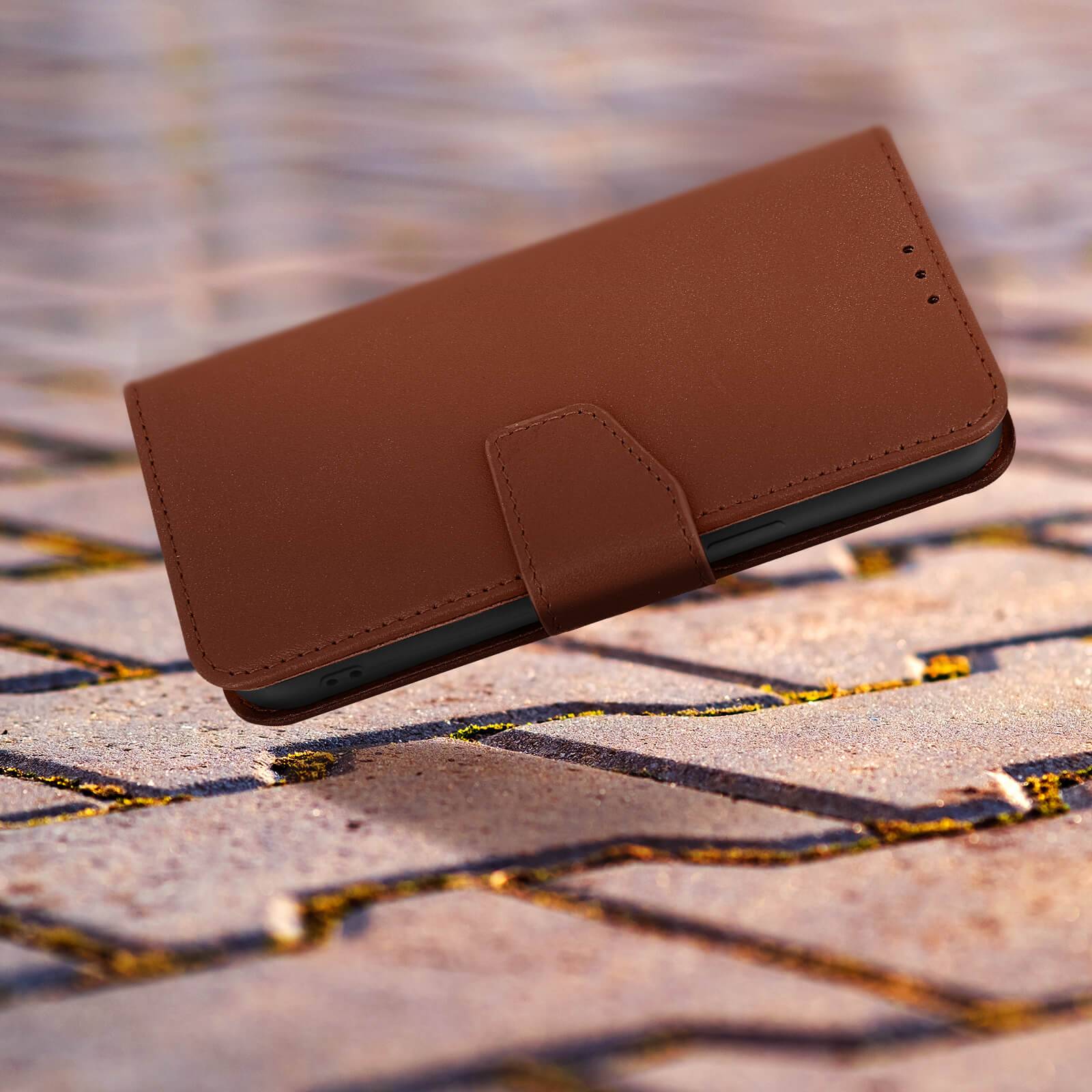 Housse pour iPhone 13 Cuir premium Porte-carte Fonction support Vidéo-2