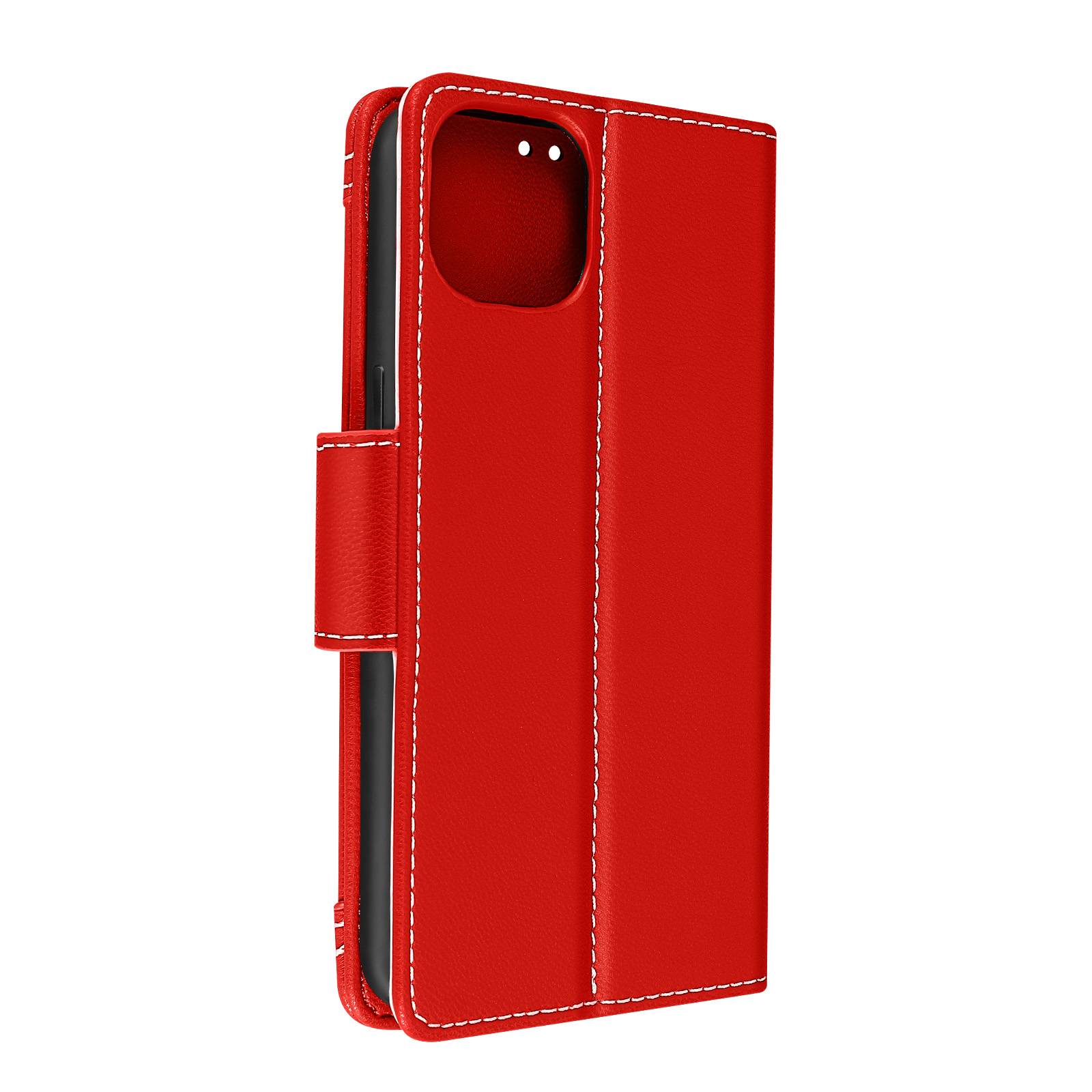 Housse pour iPhone 13 Portefeuille Multi-compartiments Support Vidéo-2