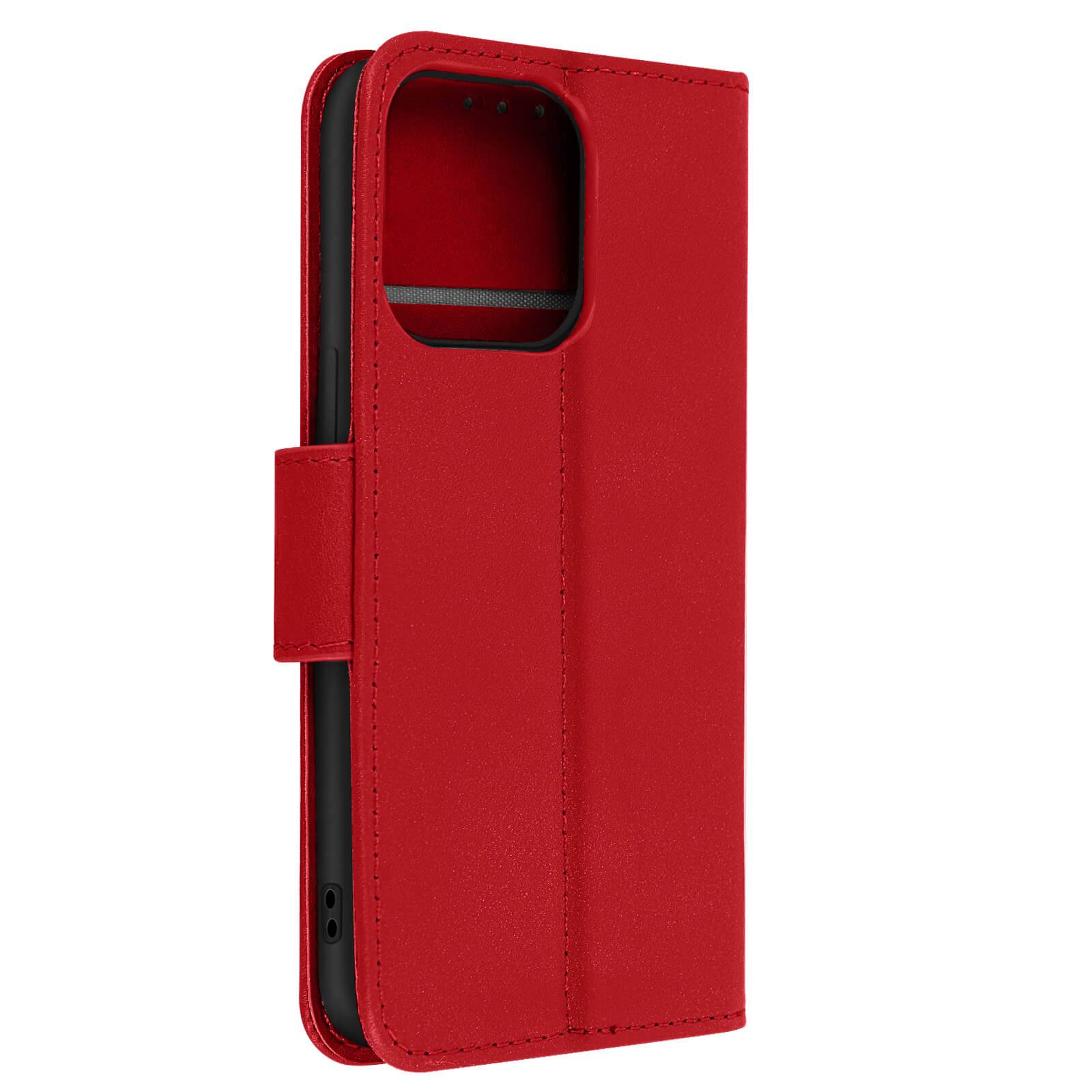 Housse pour iPhone 13 Pro Max Cuir premium Porte-carte Fonction support Vidéo-1
