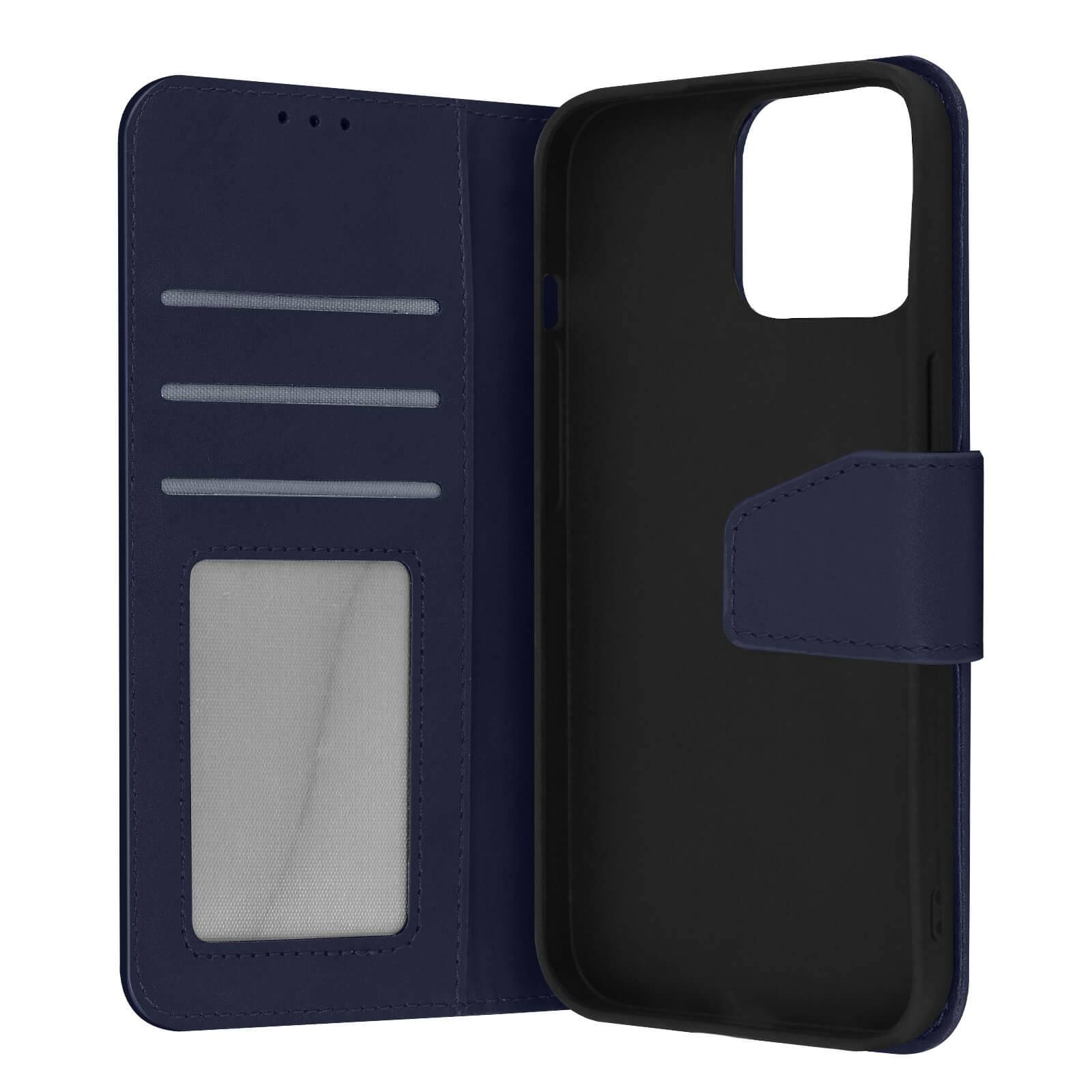 Housse pour iPhone 13 Pro Cuir premium Porte-carte Fonction support Vidéo-0