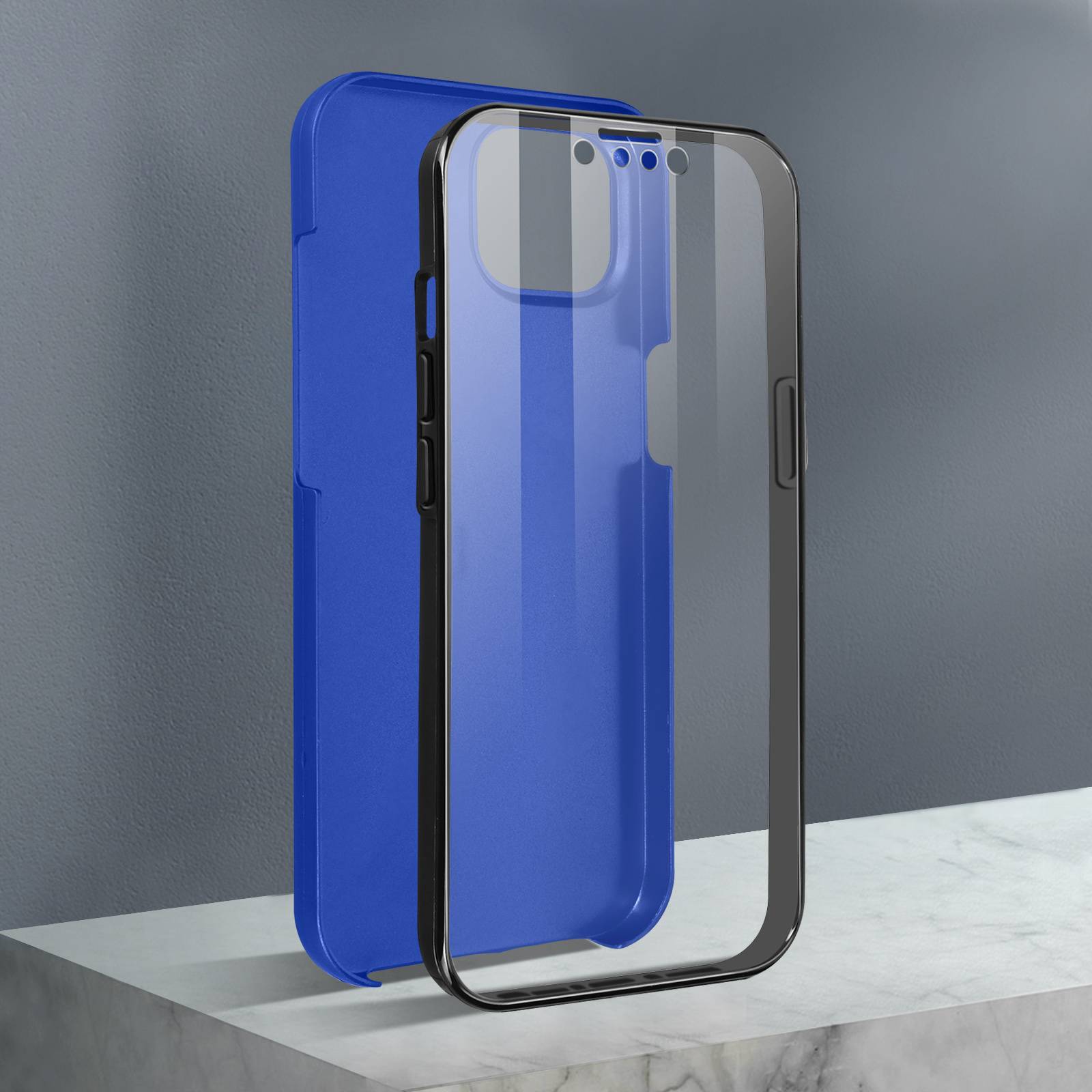 Coque iPhone 13 Pro Arrière Rigide et Avant Souple-4