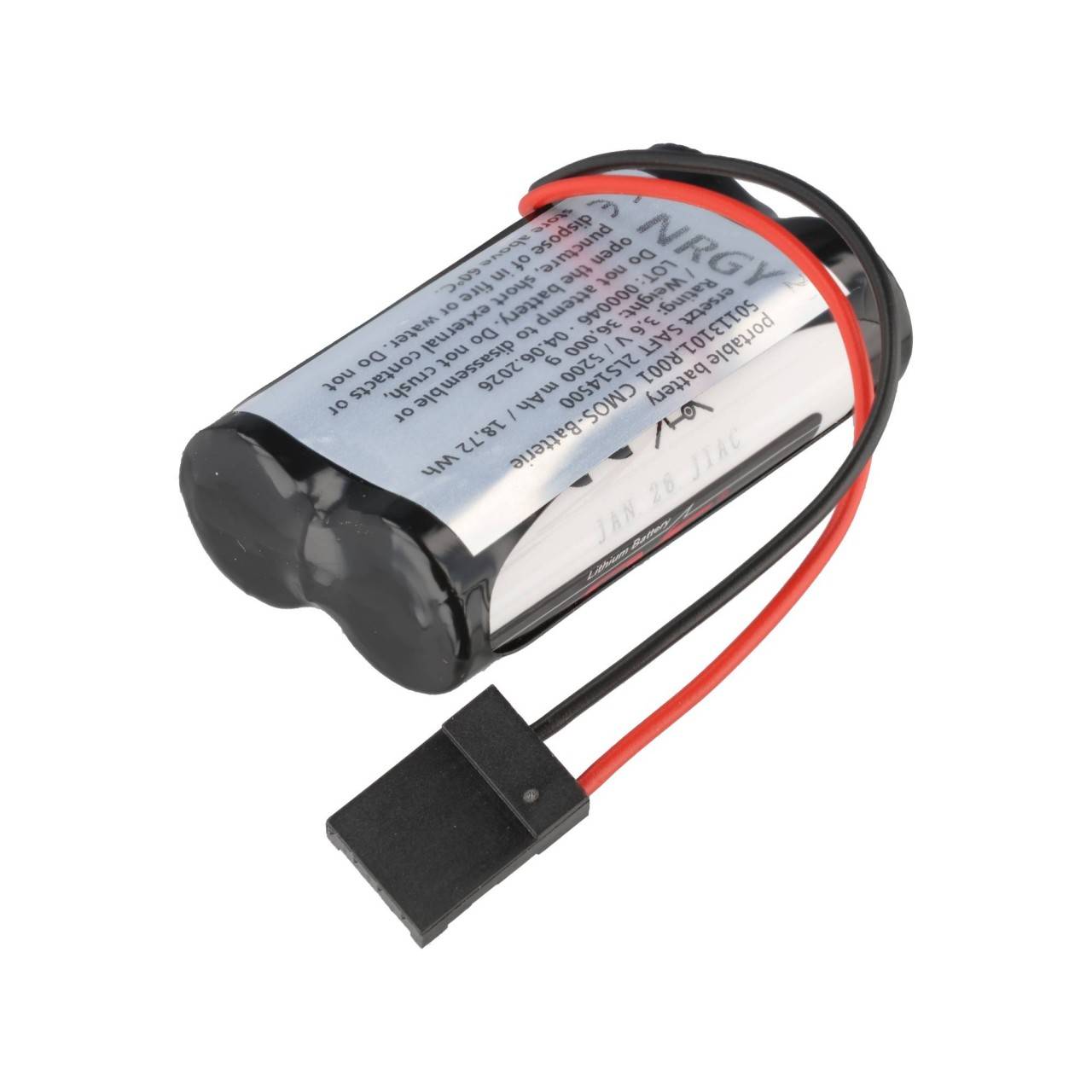 Accumulateur 3.6V remplace SAFT 2LS14500 3.6V 5.2Ah, GEB 15-W29 / Réf 2484 / F173770-1