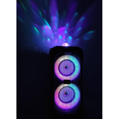 Enceinte lumineuse Bluetooth KARAOKE 400W DuoSOUND-2