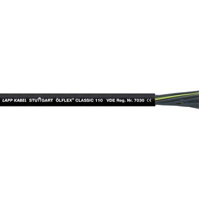 LAPP ÖLFLEX® CLASSIC 110 BK Câble de commande 7 G 1.50 mm² noir 1119881/500 500 m