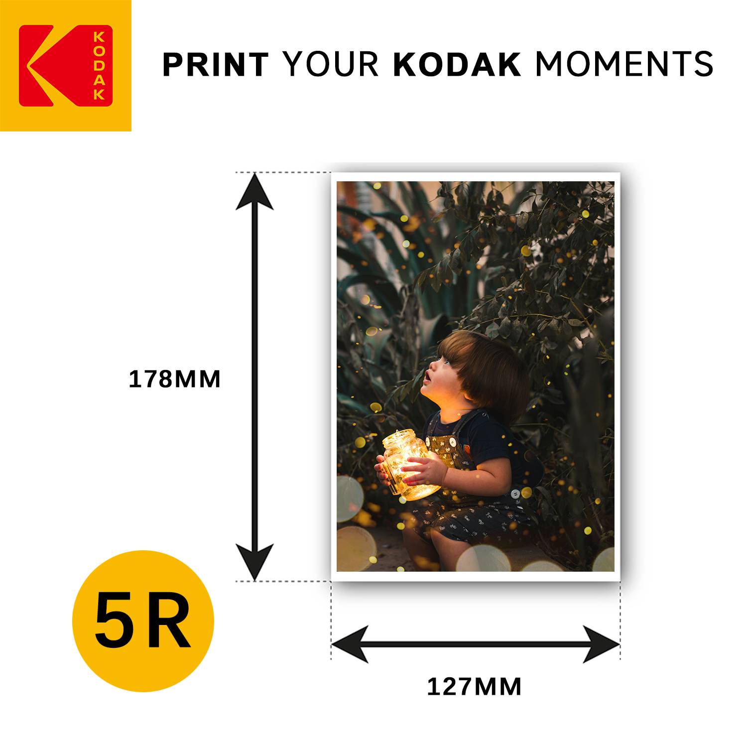 KODAK Ultra Premium Photo Paper - Papier Photo Brillant, Pack de 20 Feuilles, Format 13x18 cm, 280g/m², Impression Jet-2