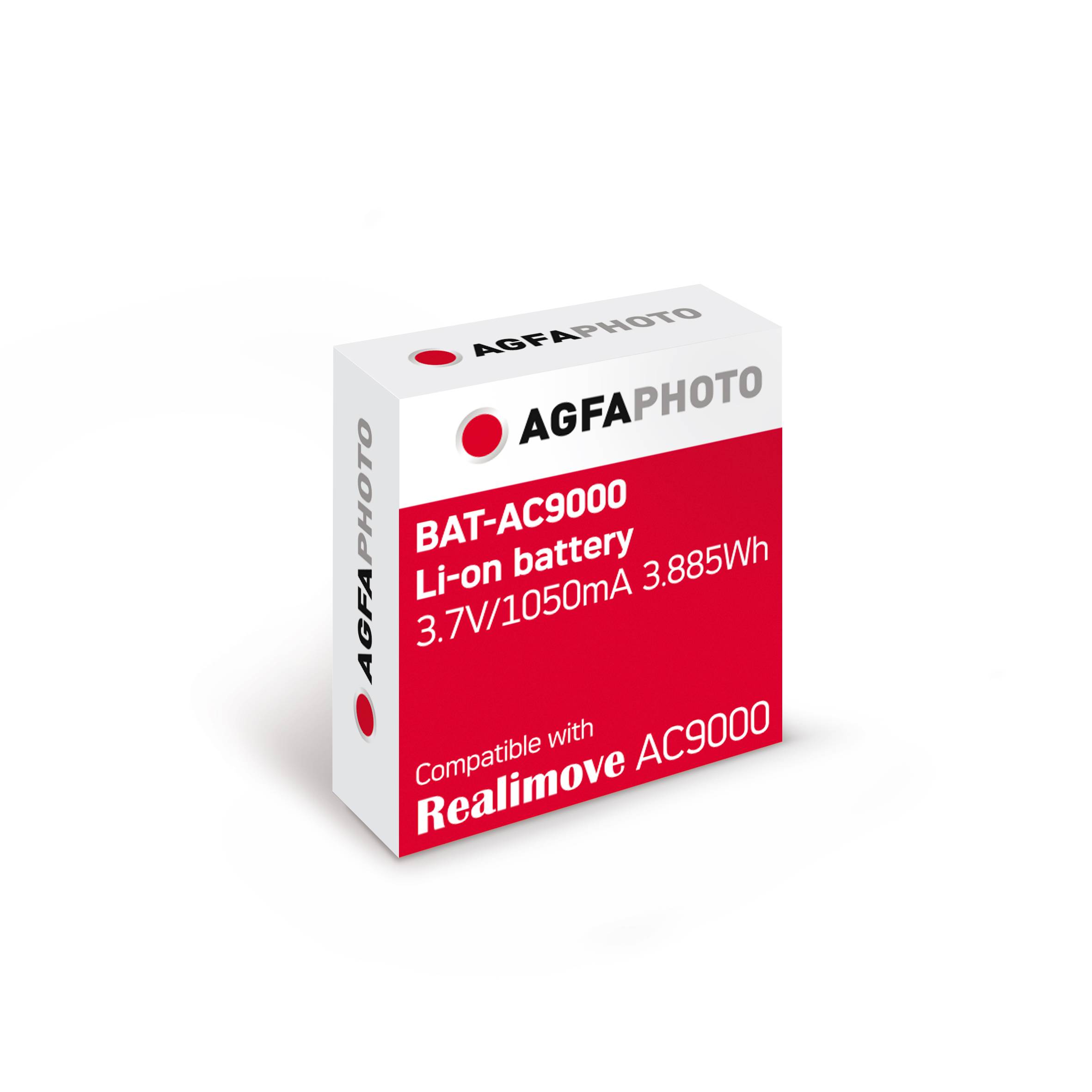 AGFAPHOTO - Batterie Li-on compatible Action Cam Agfa AC9000-2