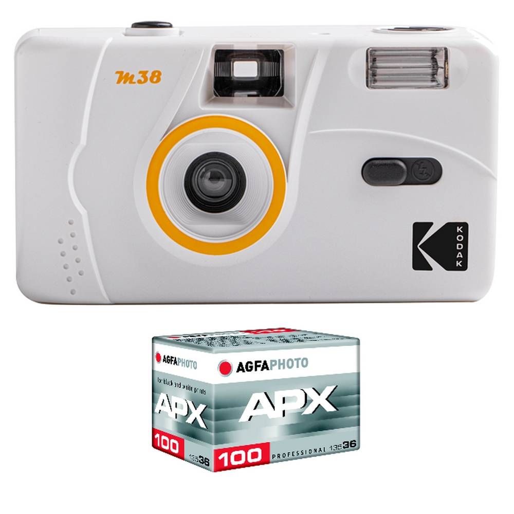 KODAK - Appareil Photo Rechargeable KODAK M38-35mm, Objectif Haute Qualité, Flash Intégré, Pile AA-0