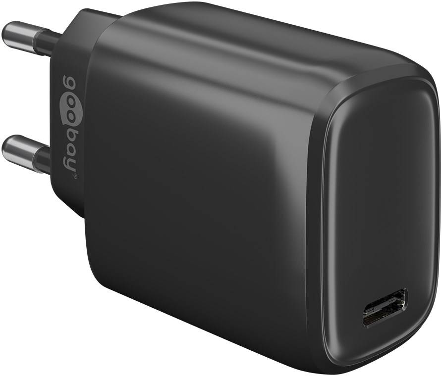 Goobay Chargeur rapide USB-C™ PD (20 W) noir - 1x port USB-C™ (Power Delivery) - noir-0