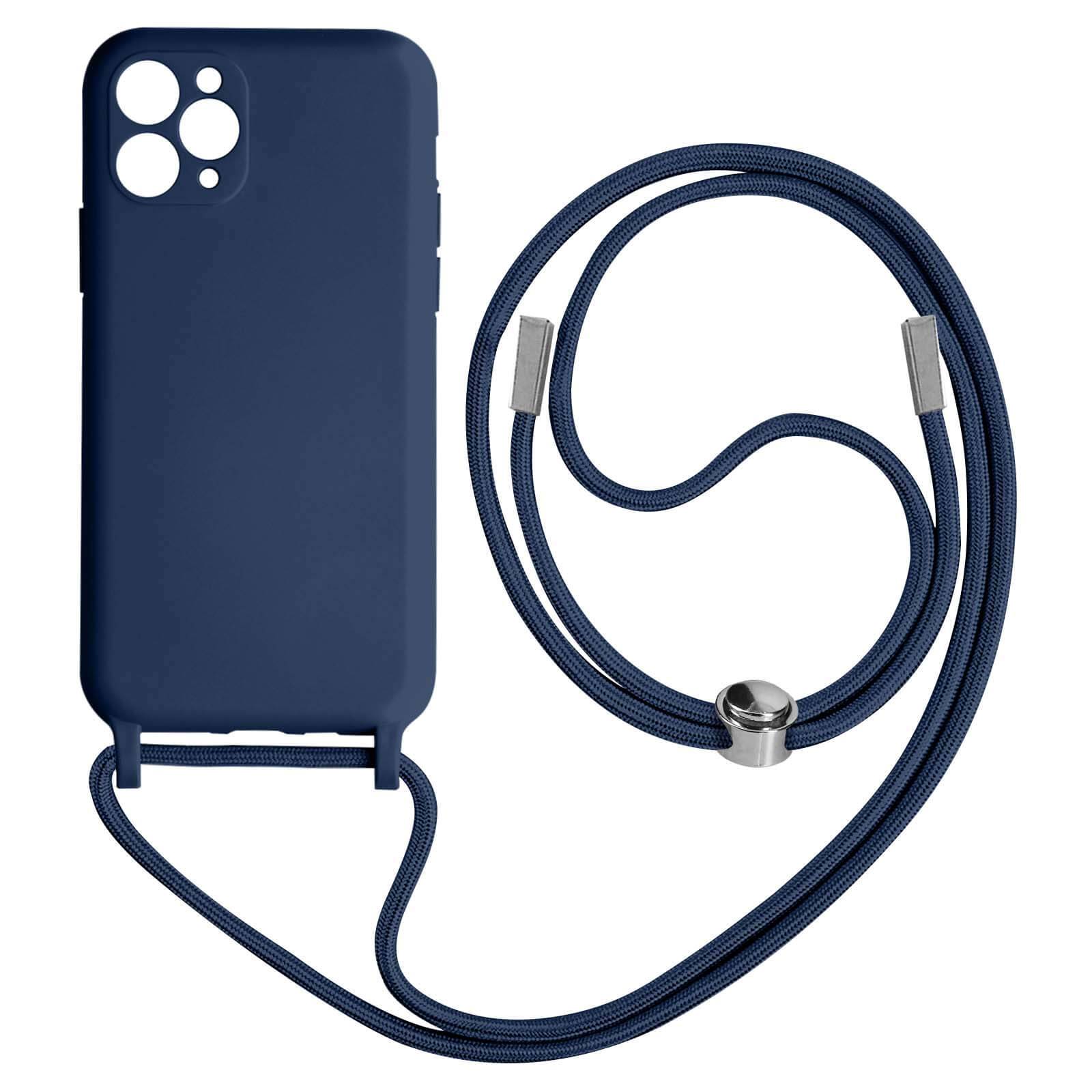 Coque Cordon pour iPhone 11 Pro Semi-rigide Lanière Tour du Cou 80cm-0