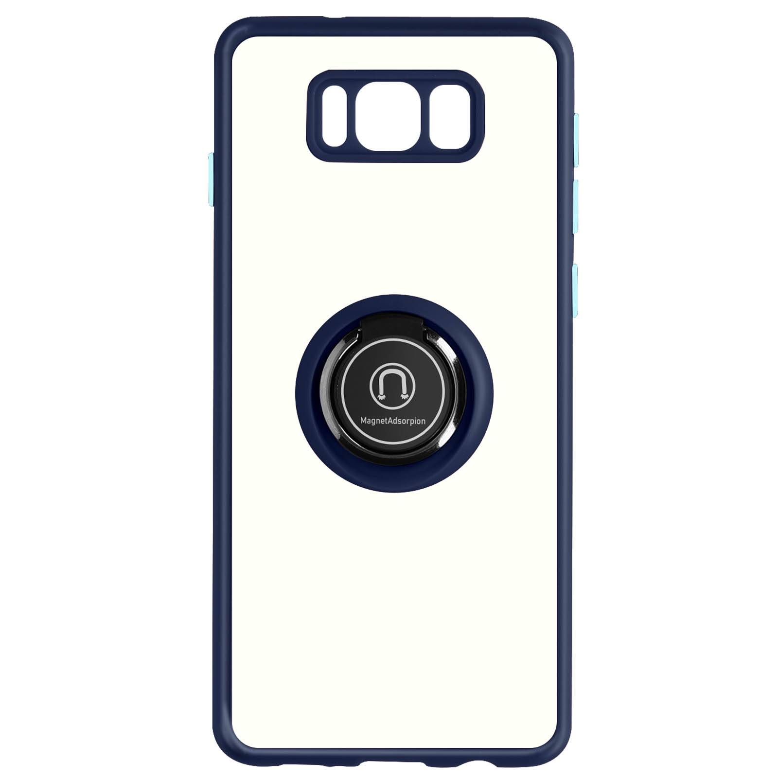 Coque pour Galaxy S8 Antichoc avec Anneau Magnétique Rotatif-0
