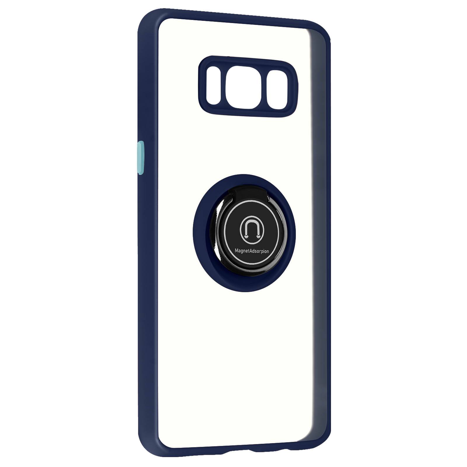 Coque pour Galaxy S8 Antichoc avec Anneau Magnétique Rotatif-1