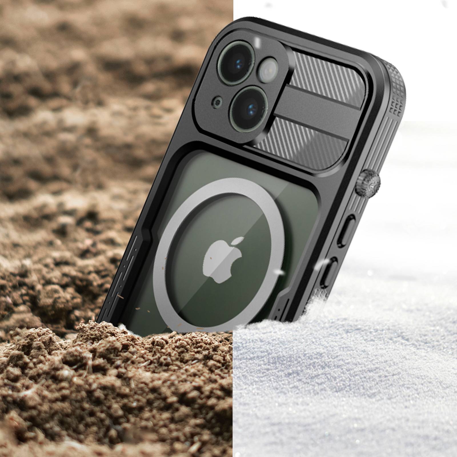 Coque Intégrale pour iPhone 14 Waterproof IP68-2