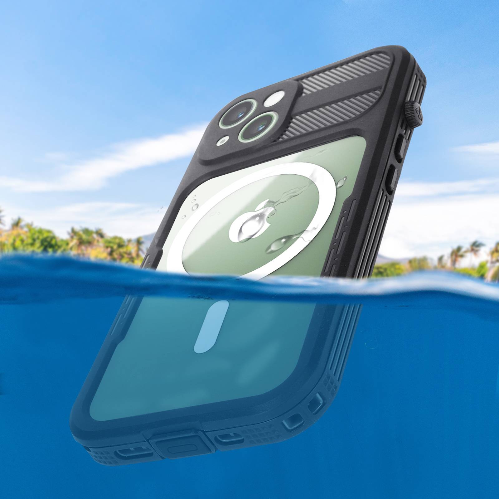 Coque Intégrale pour iPhone 14 Waterproof IP68-3