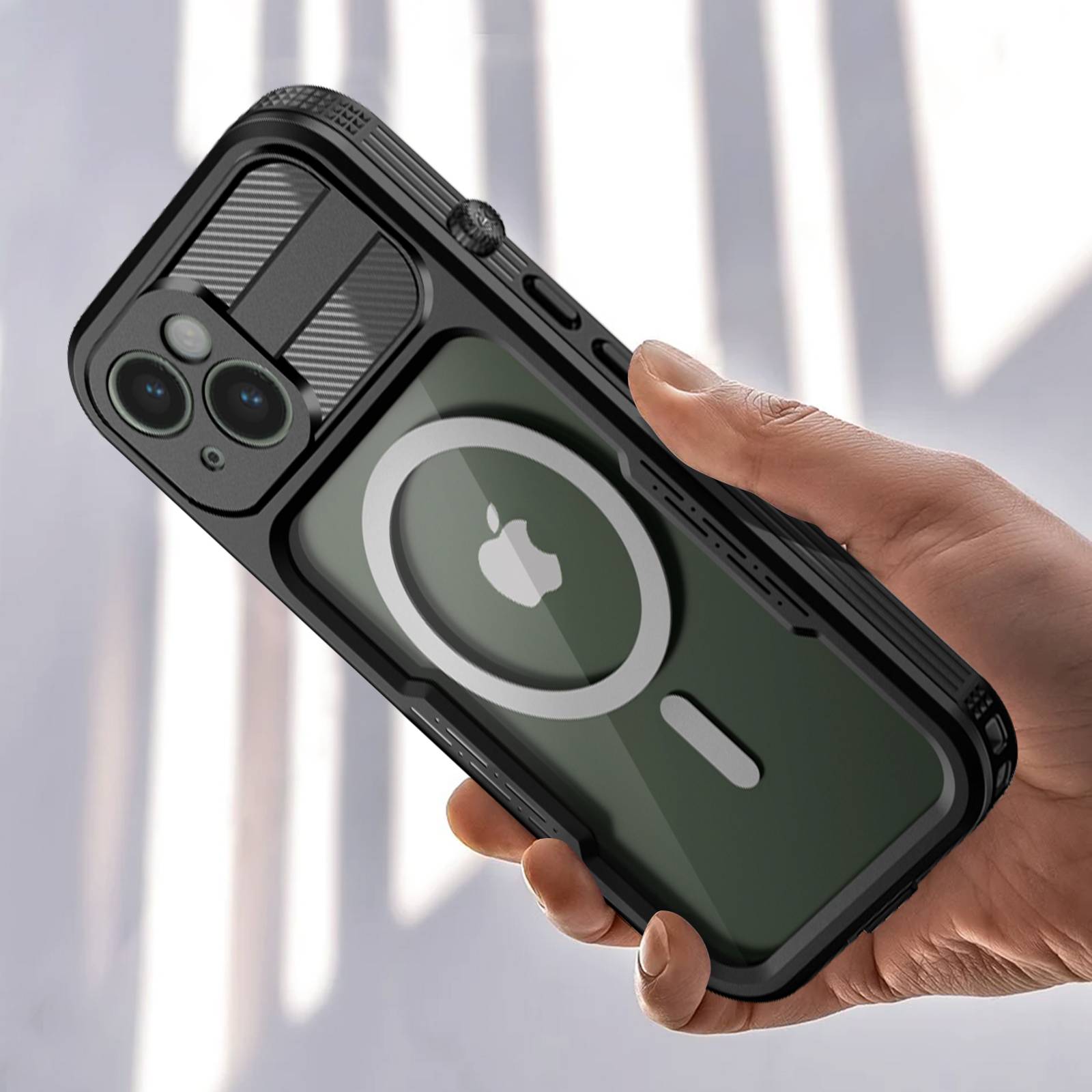 Coque Intégrale pour iPhone 14 Waterproof IP68-4