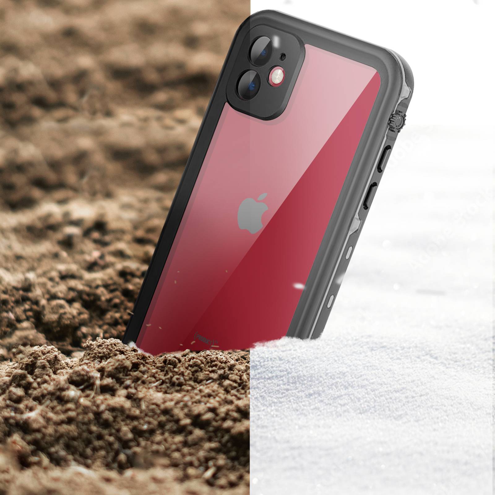 Coque Intégrale pour iPhone 11 Waterproof IP68-3