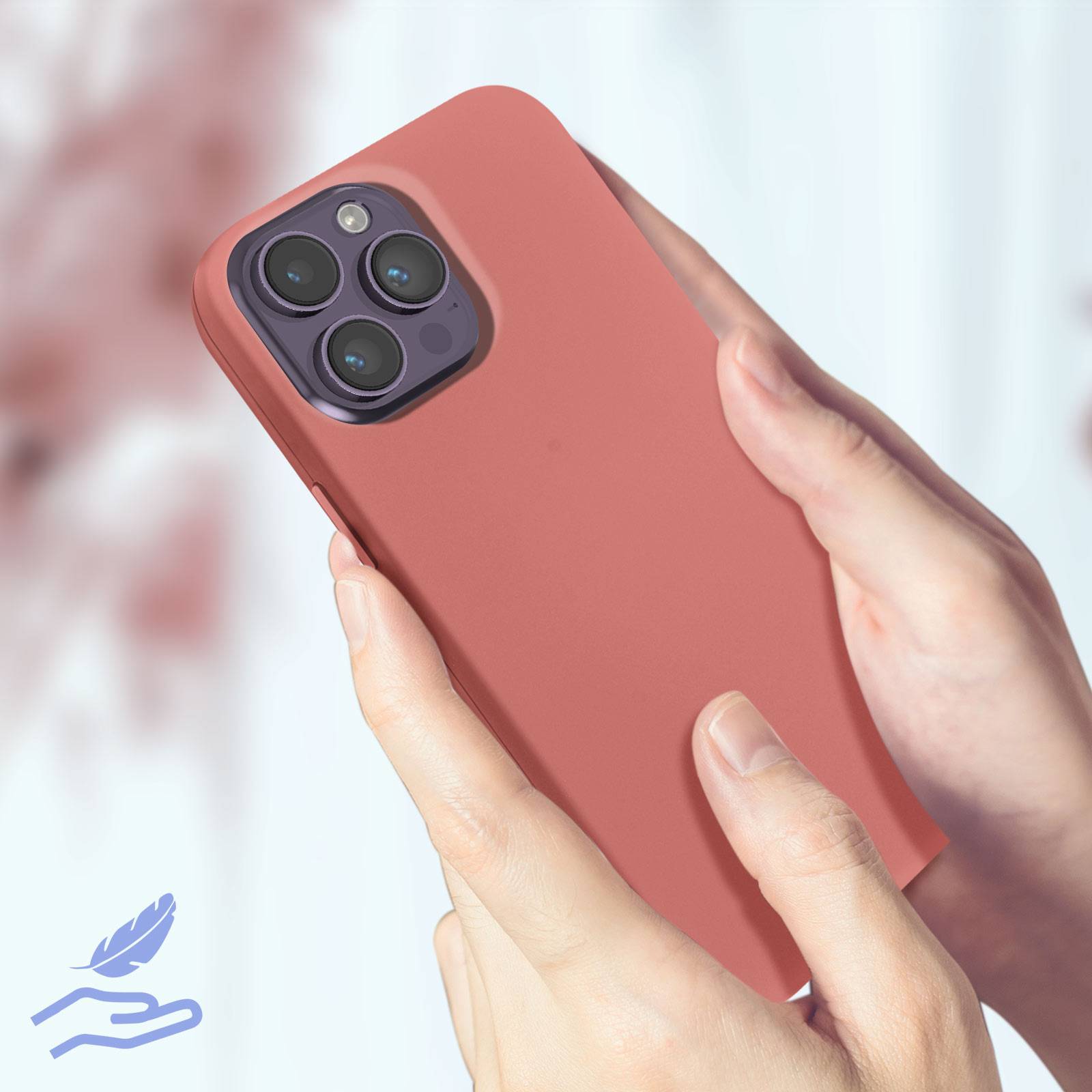 Coque pour iPhone 14 Pro Semi-rigide Soft-touch Fine-1