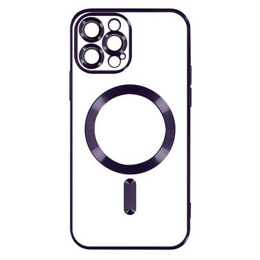 Coque MagSafe pour iPhone 13 Pro Max avec Contour Chromé Ultra Élégant