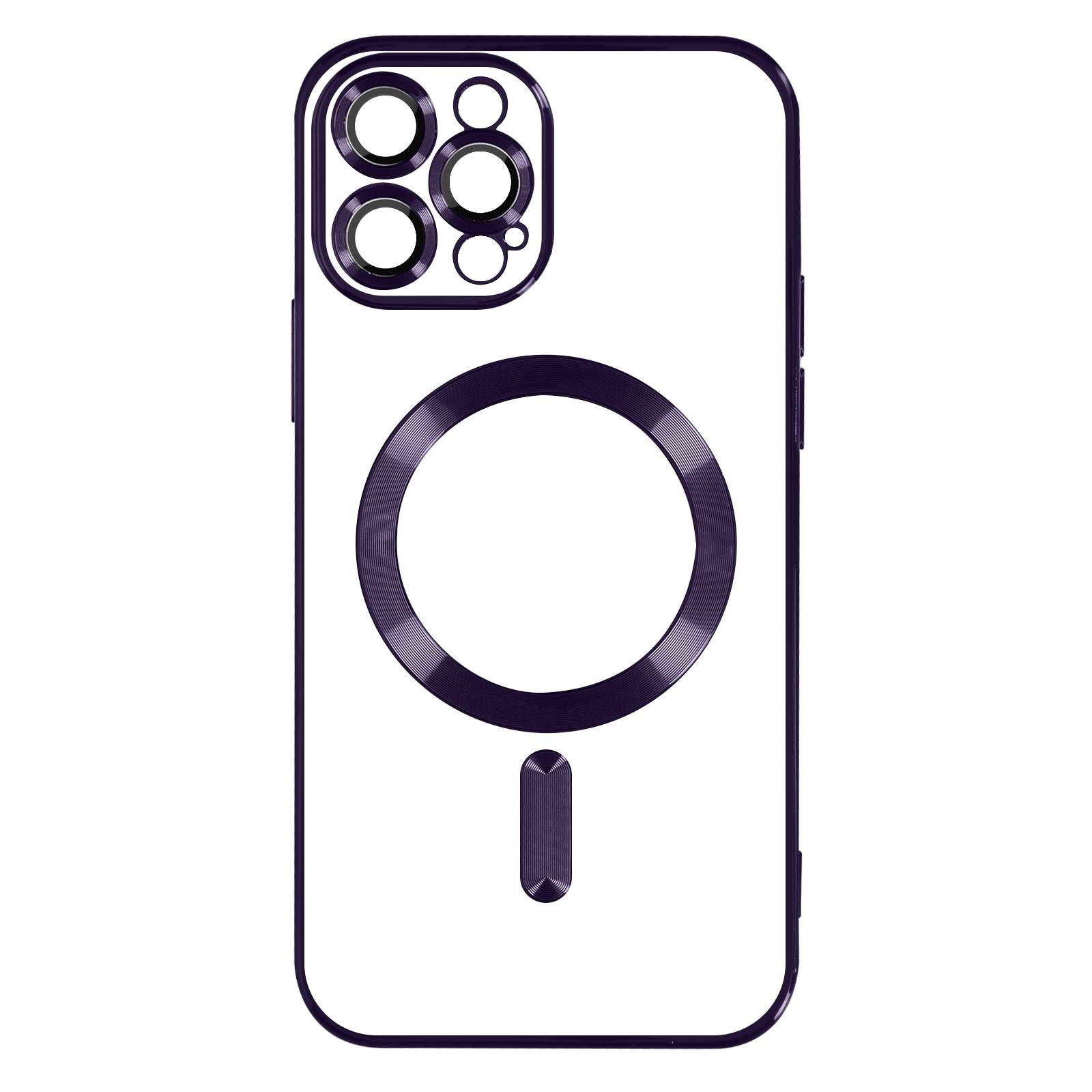 Coque MagSafe pour iPhone 13 Pro Max avec Contour Chromé Ultra Élégant-0