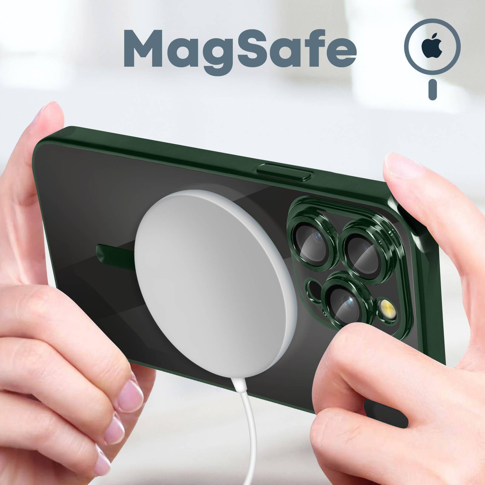 Coque MagSafe pour iPhone 14 Pro Max Silicone Protection Caméra Chromé-2