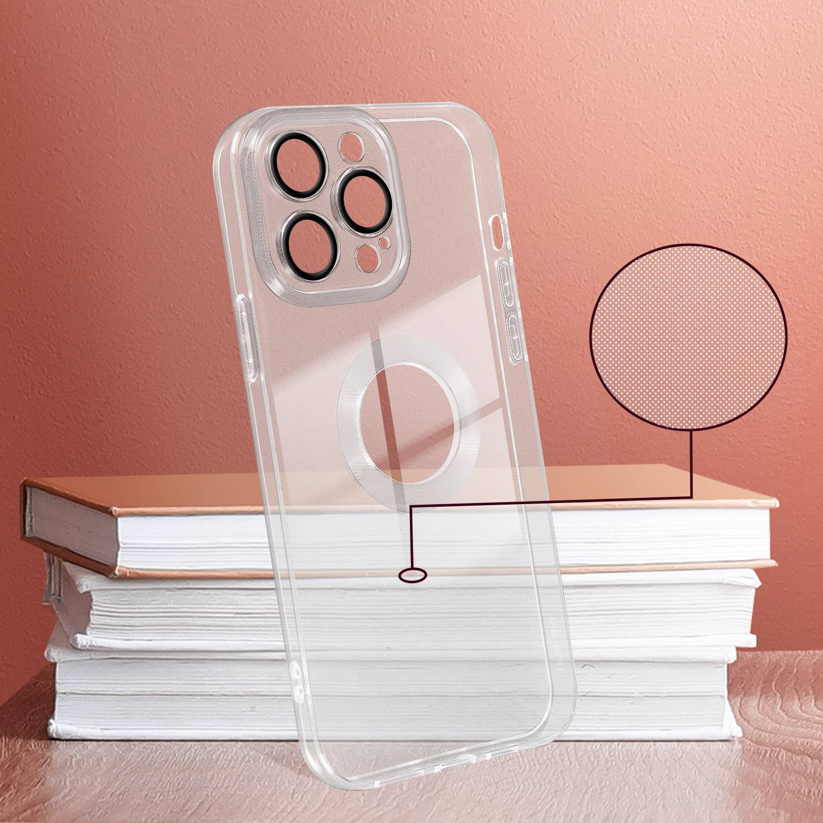 Coque iPhone 14 Pro Silicone Gel Souple Bloc Caméra Couvert-4