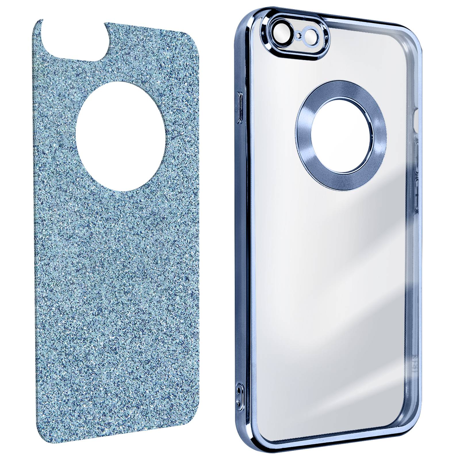Coque pour iPhone 6 Plus et 6s Plus Paillette Amovible Série Protecam Spark-1