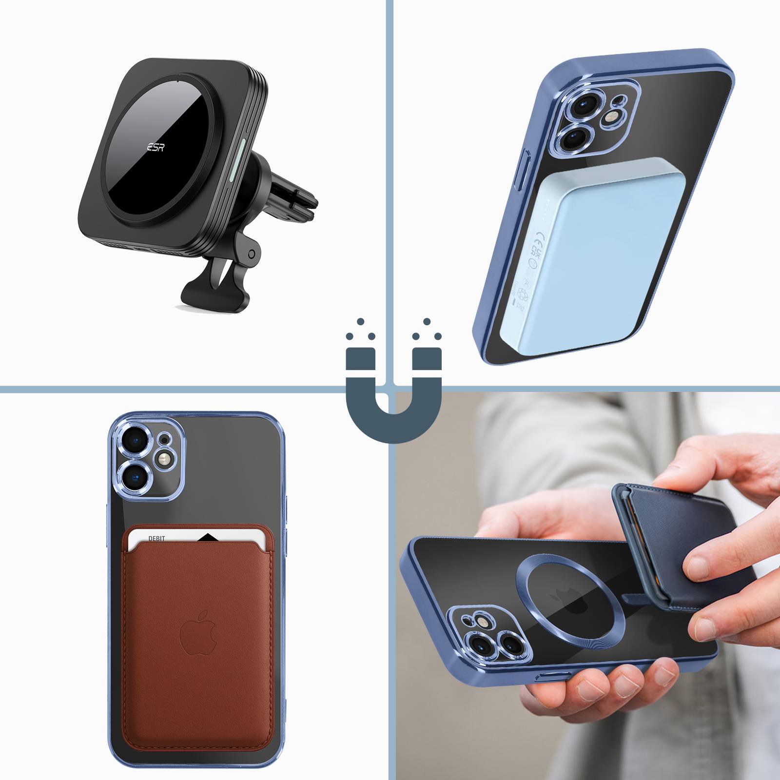 Coque MagSafe pour iPhone 11 Silicone Protection Caméra Contour Chromé-3