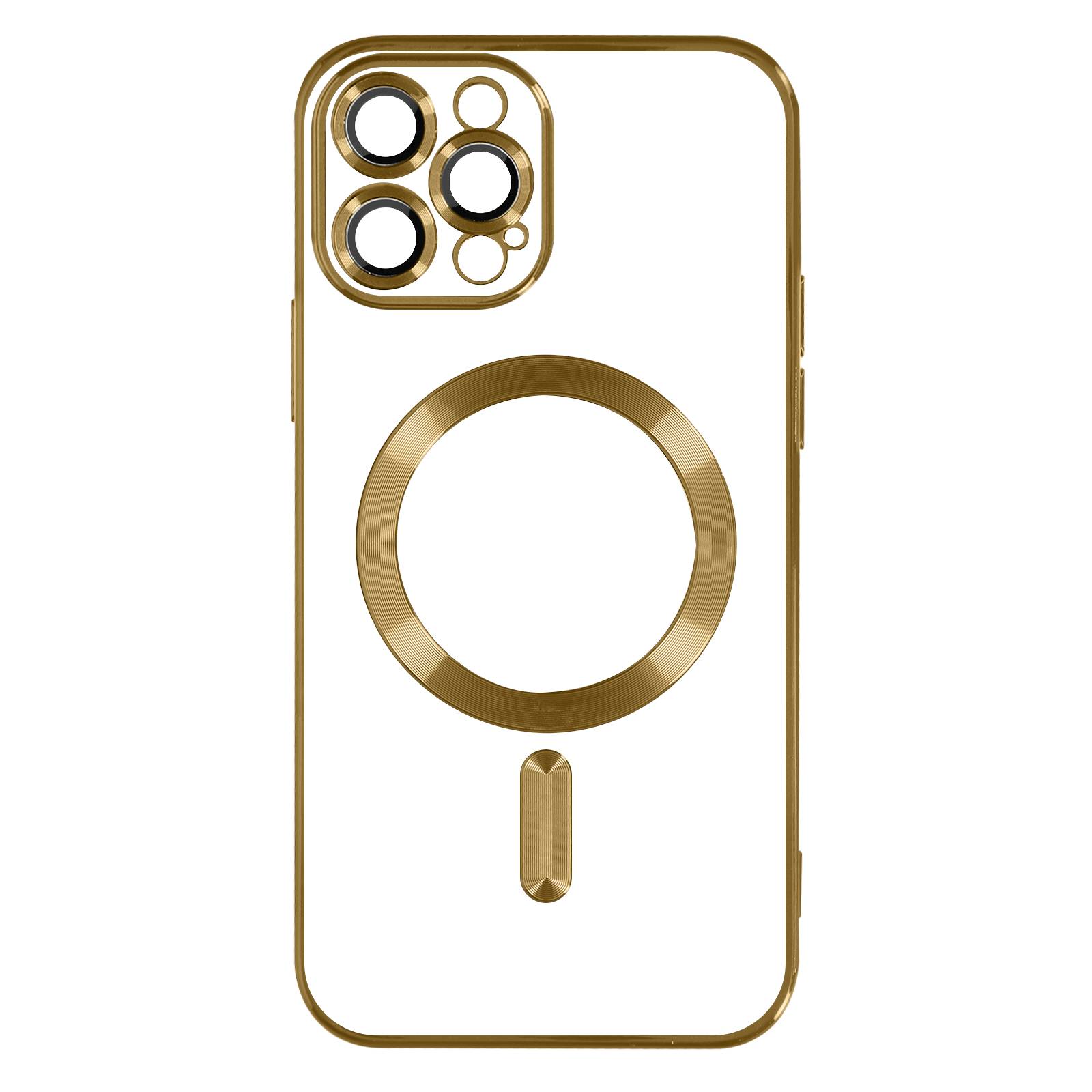 Coque MagSafe pour iPhone 13 Pro Max Silicone Protection Caméra Chromé-0