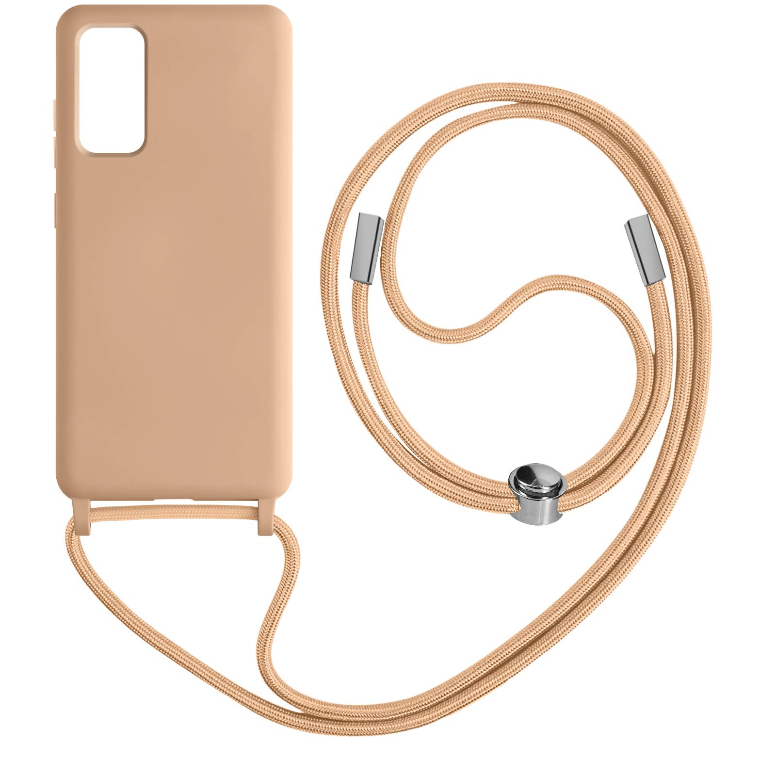 Coque pour Galaxy S20 FE Semi-Rigide Soft-Touch avec Cordon Tour de Cou-0
