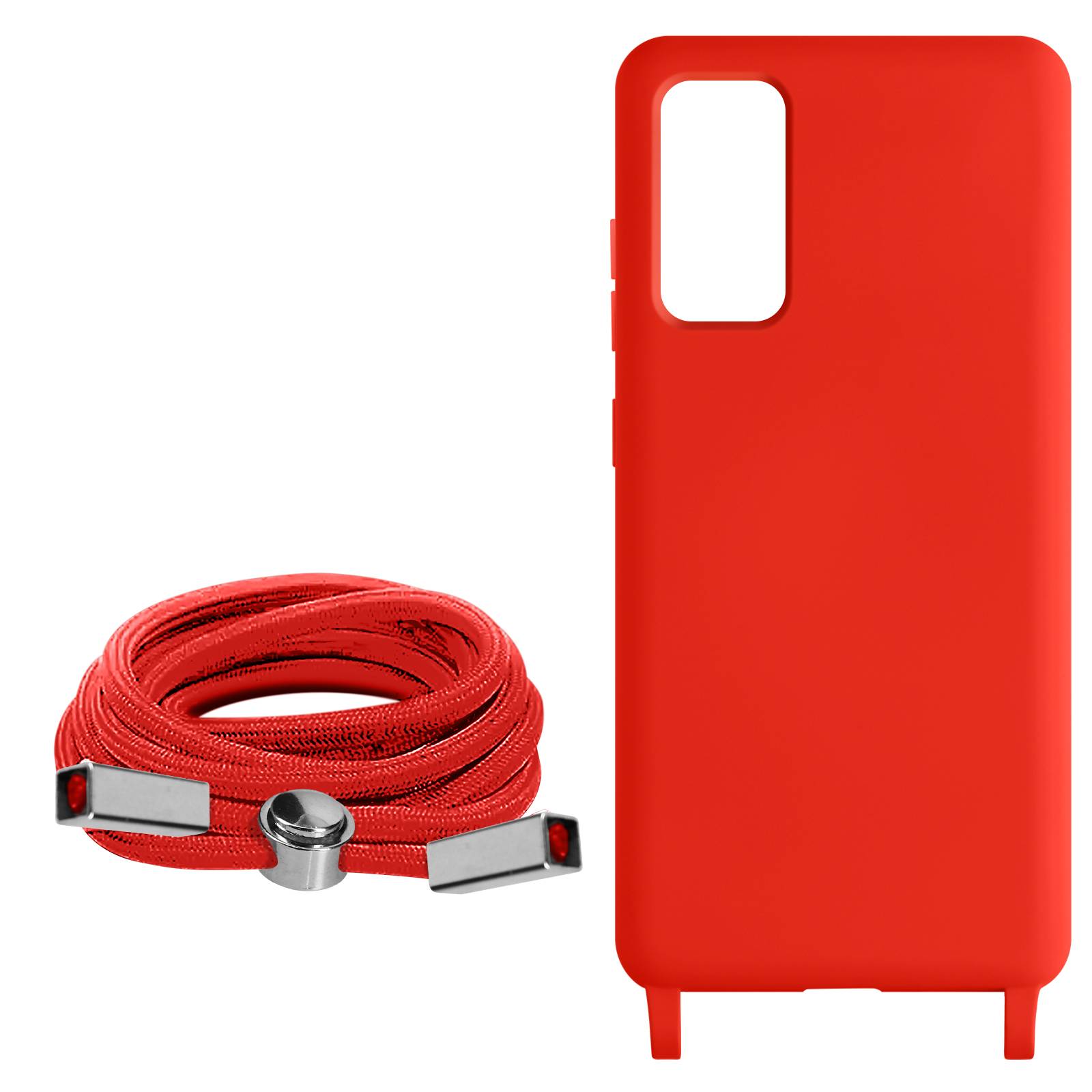 Coque Cordon pour Samsung Galaxy S20 FE Semi-rigide Lanière Tour du Cou 80cm-1