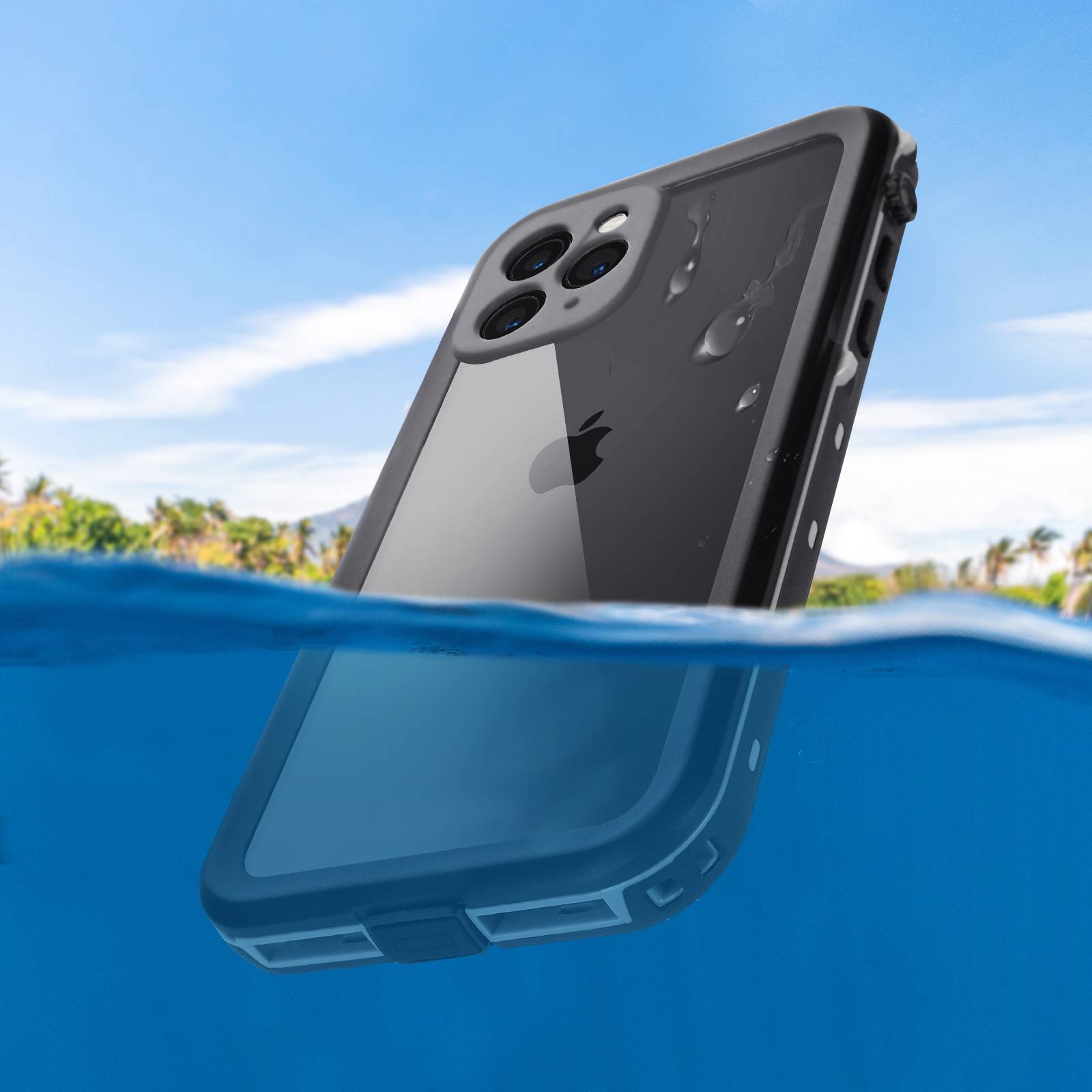 Coque Intégrale pour iPhone 11 Pro Waterproof IP68-2