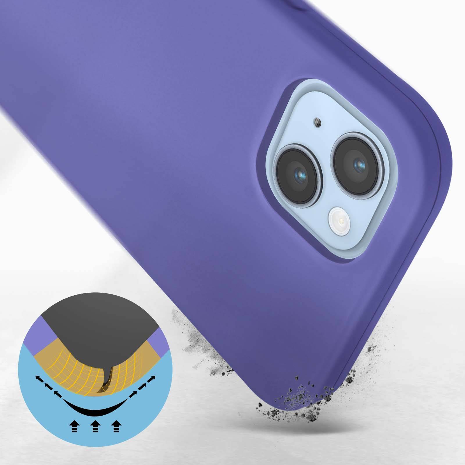 Coque pour iPhone 14 Semi-rigide Soft-touch Fine-2