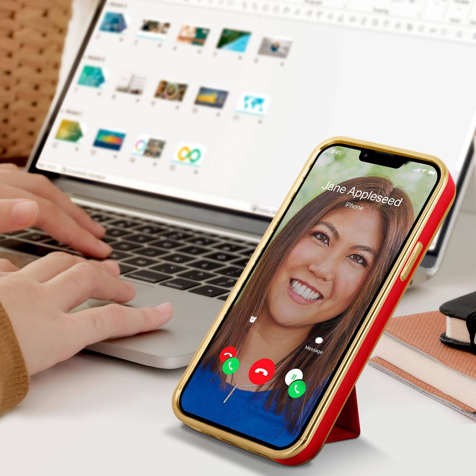 Coque pour iPhone 13 Pro Max Béquille pliable Système magnétique-2