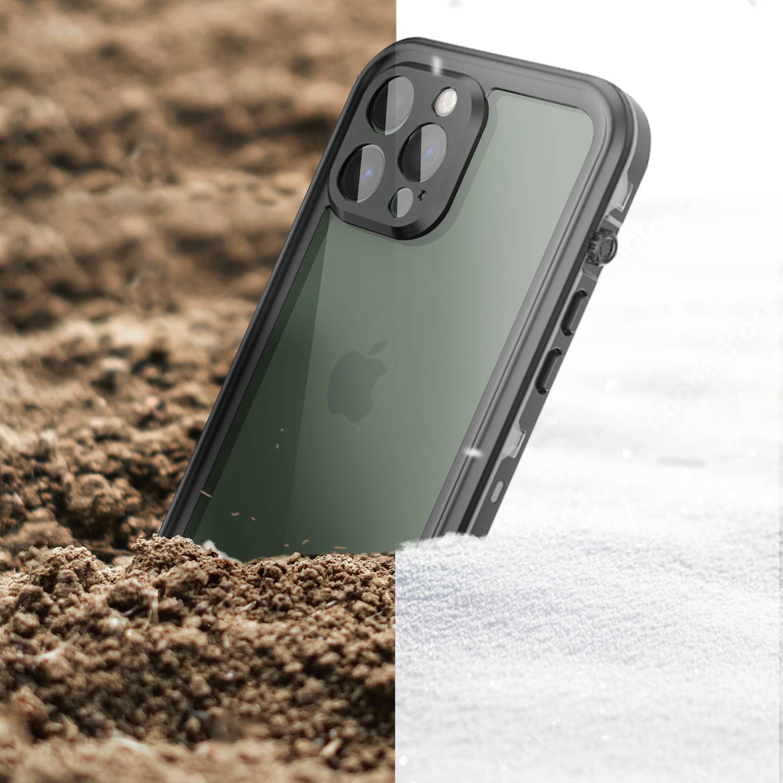 Coque Intégrale pour iPhone 13 Pro Max Waterproof IP68-3