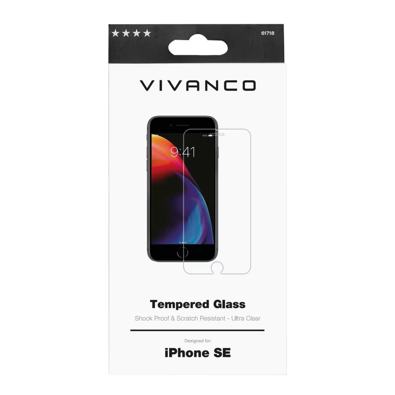 Vivanco SPGLASVVIPHSE Verre de protection d'écran 1 pc(s) 61718-2