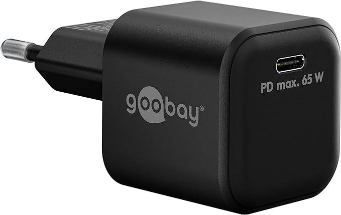 Goobay Chargeur rapide USB-C™ PD Nano (65 W) noir - 1x port USB-C™ (Power Delivery) - noir