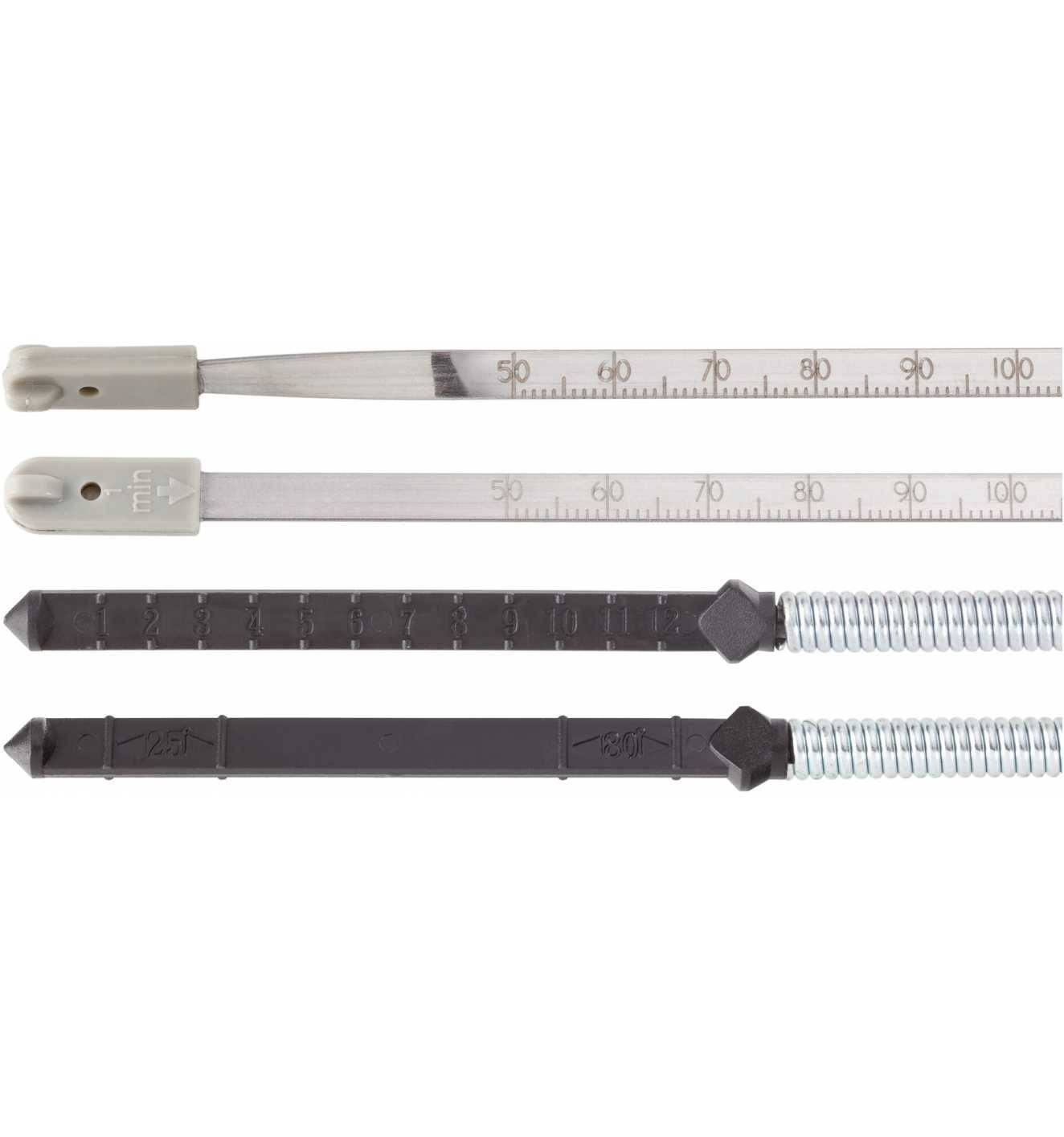 Jauges D'Épaisseur ViGOR V1714 - 20 Lames 0.05-1.00mm, Acier Inox, Pour Mesures De Jeu
