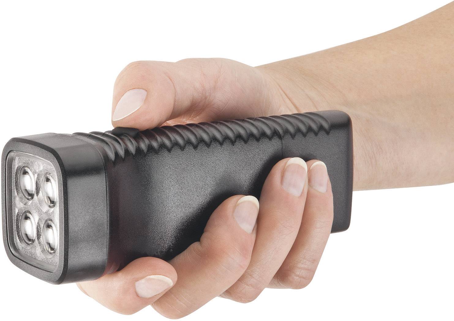 Lampe de poche AccuLux MultiLED LED (RVB) à batterie 12 h 152 g | Conrad.fr