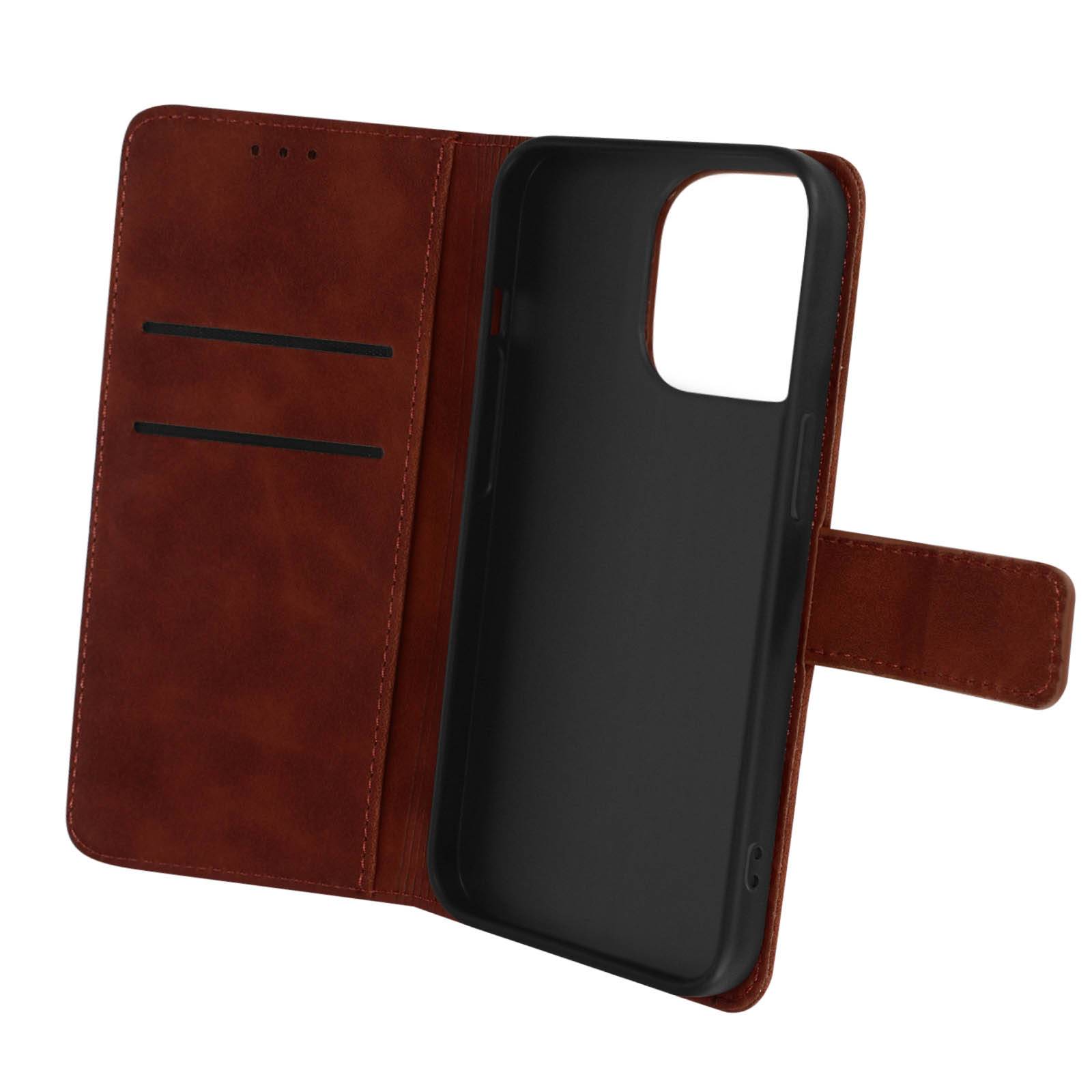 Étui pour iPhone 14 Pro Folio Portefeuille Support Vidéo Mat Soft Touch-0