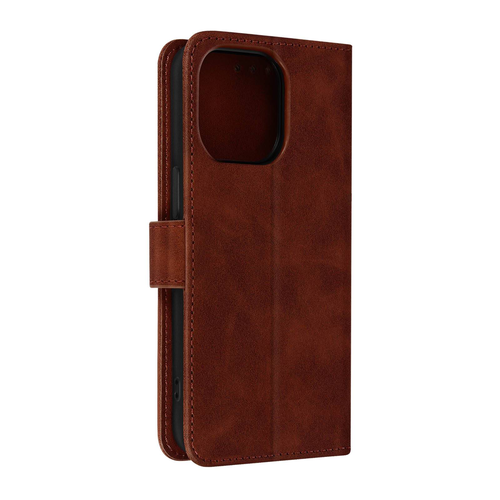 Étui pour iPhone 14 Pro Folio Portefeuille Support Vidéo Mat Soft Touch-1