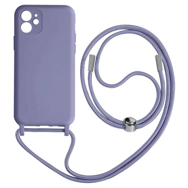 Coque Cordon pour iPhone 11 Semi-rigide Lanière Tour du Cou 80cm