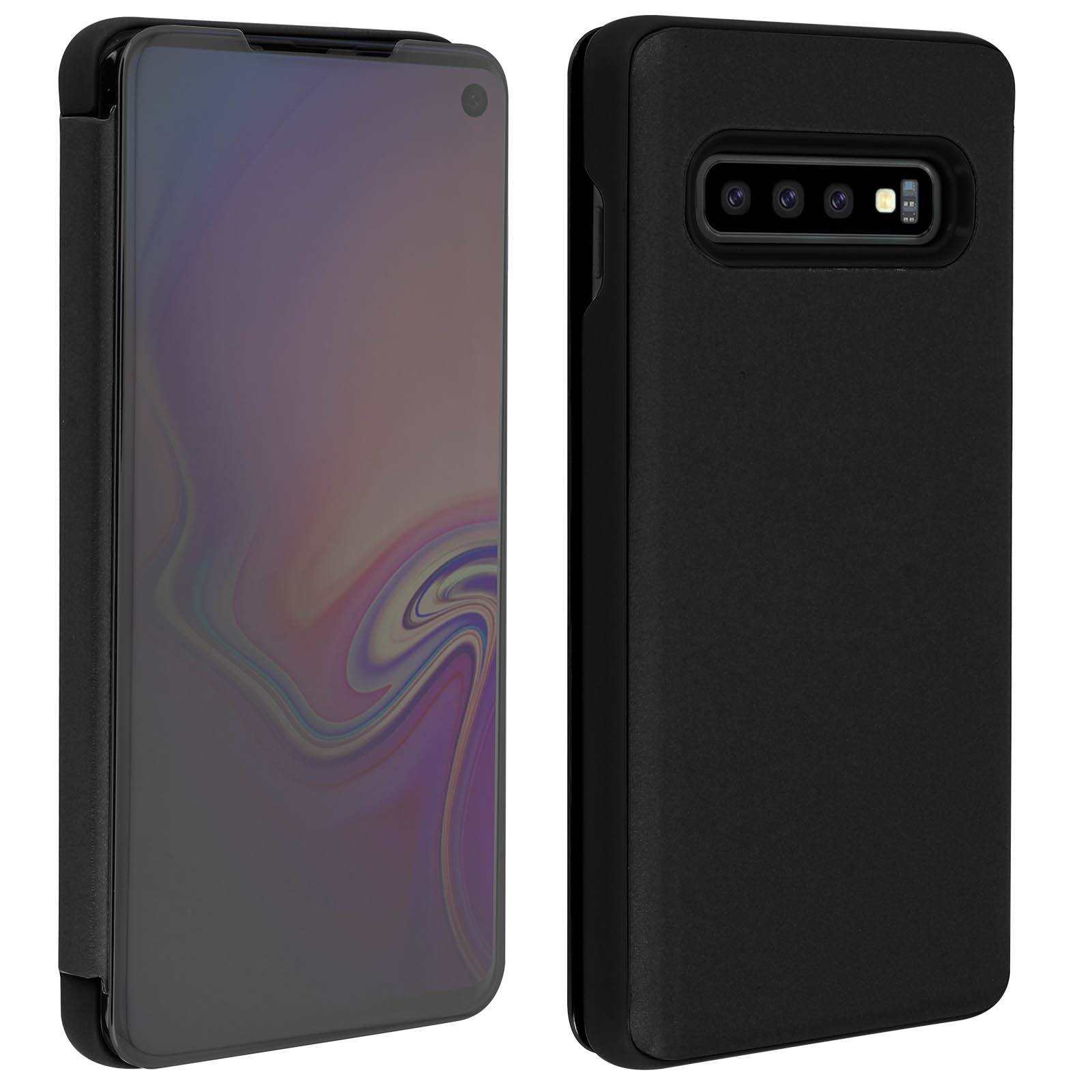 Housse pour Samsung Galaxy S10 Étui Miroir Clapet translucide Stand Vidéo-2