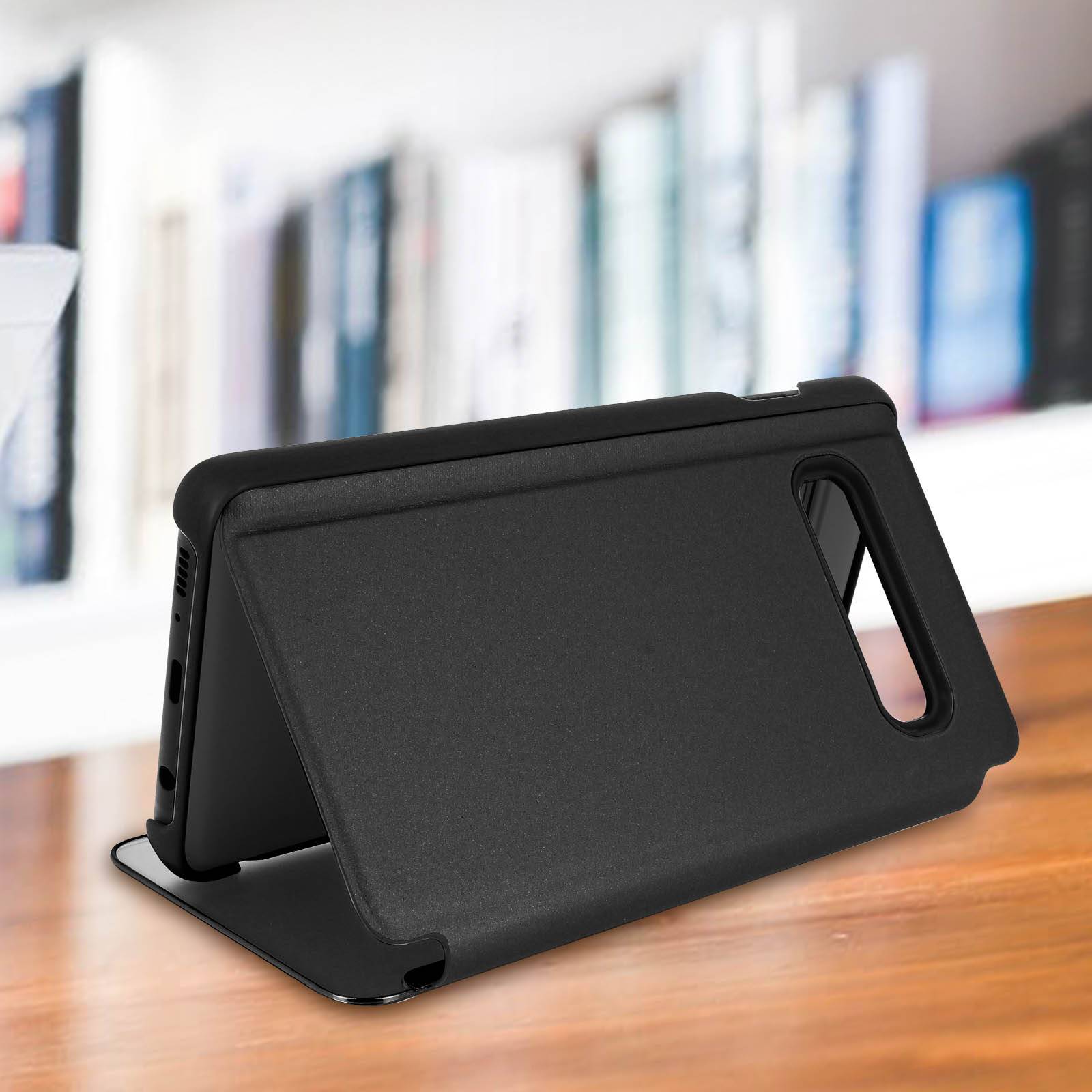 Housse pour Samsung Galaxy S10 Étui Miroir Clapet translucide Stand Vidéo-3