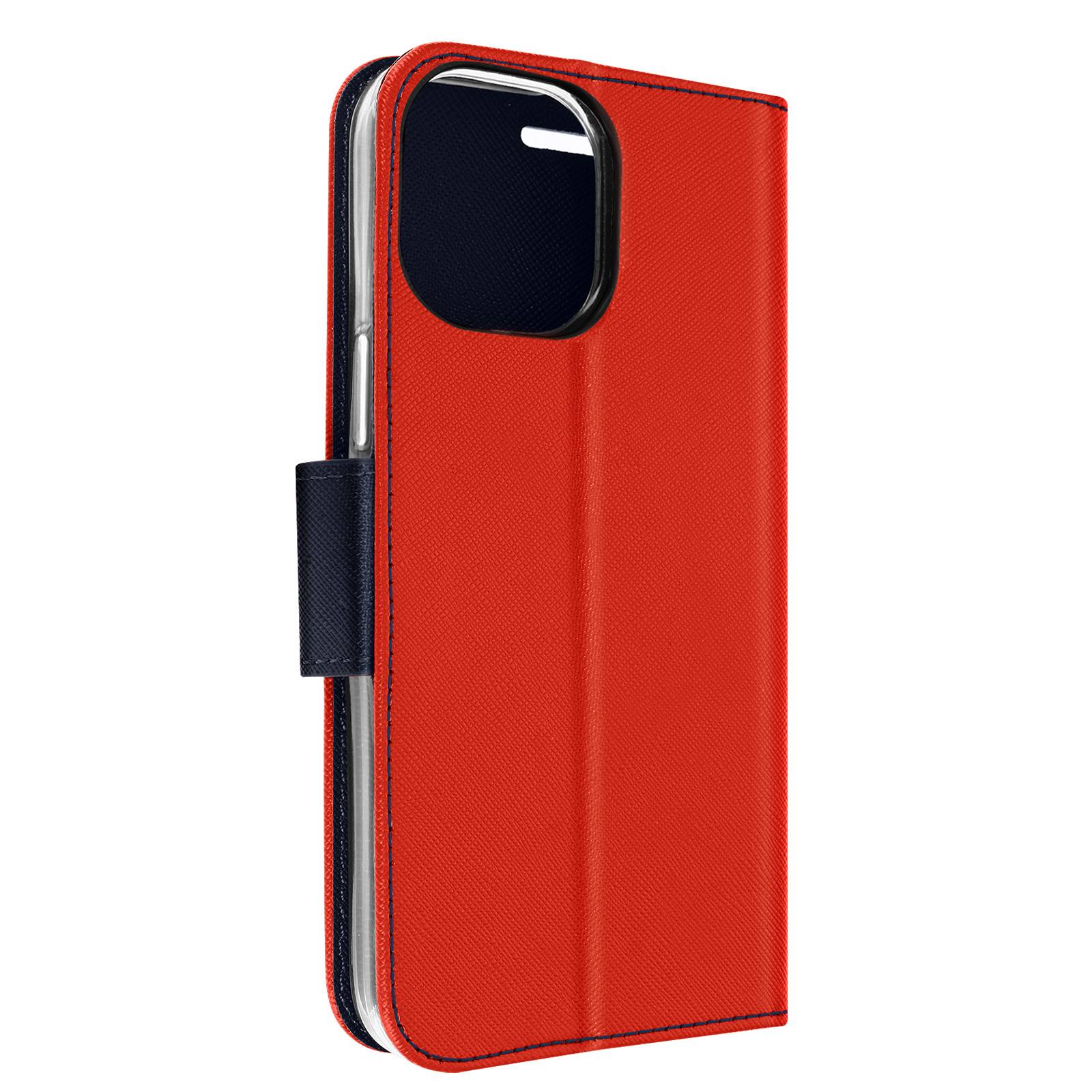 Étui pour iPhone 14 Pro Portefeuille Porte carte Support Vidéo et bleu-1