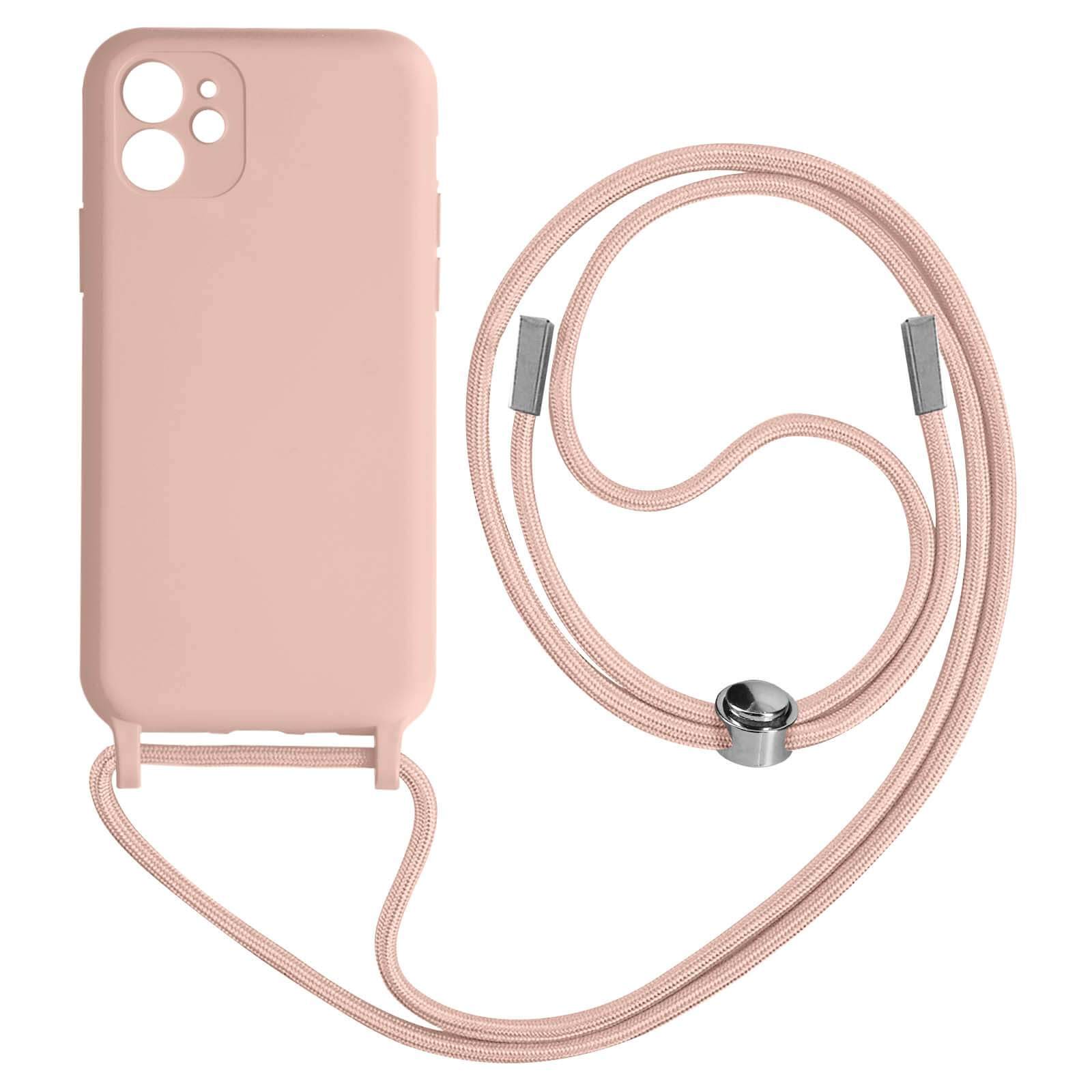 Coque Cordon pour iPhone 11 Semi-rigide Lanière Tour du Cou 80cm-0