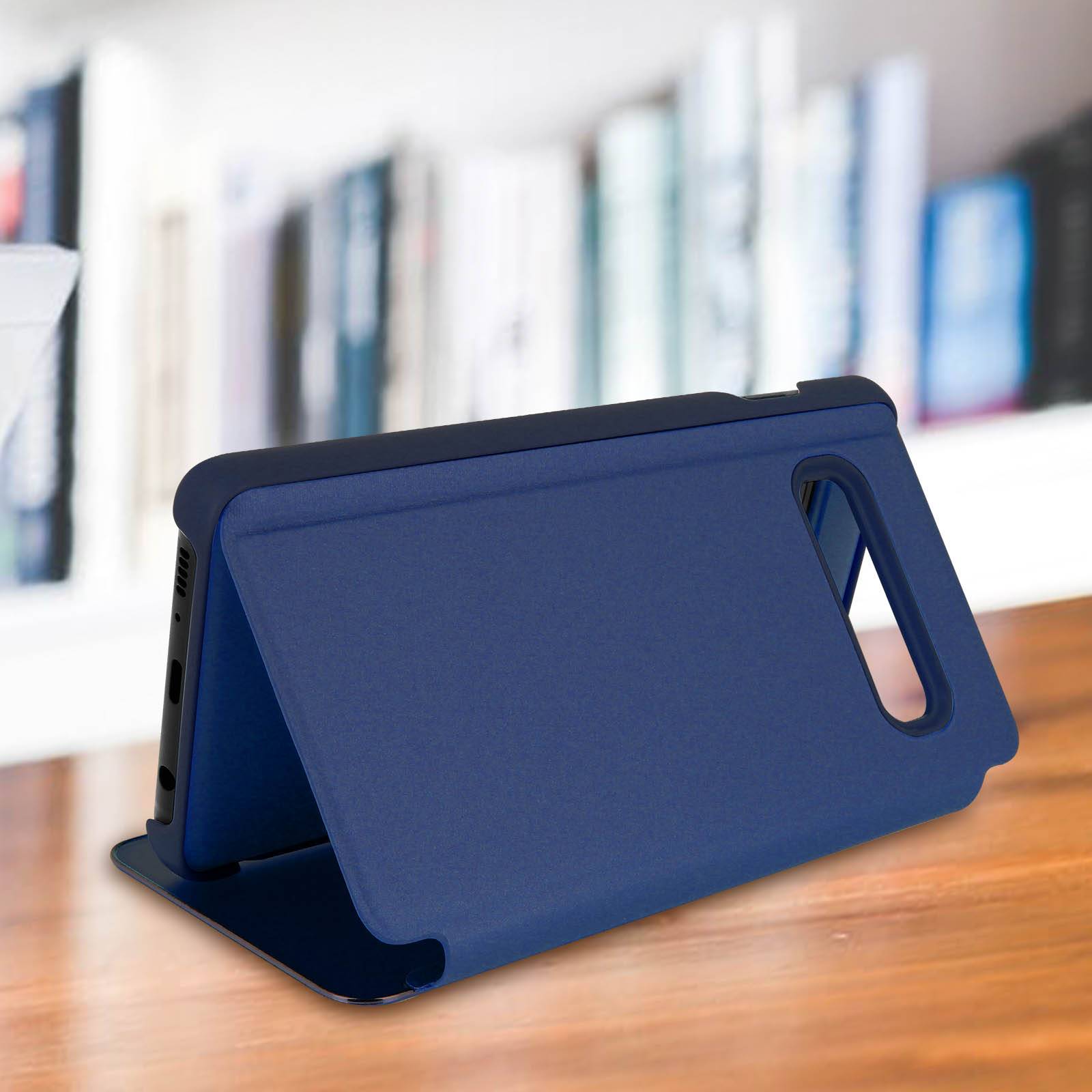 Housse pour Samsung Galaxy S10 Étui Miroir Clapet translucide Stand Vidéo-2
